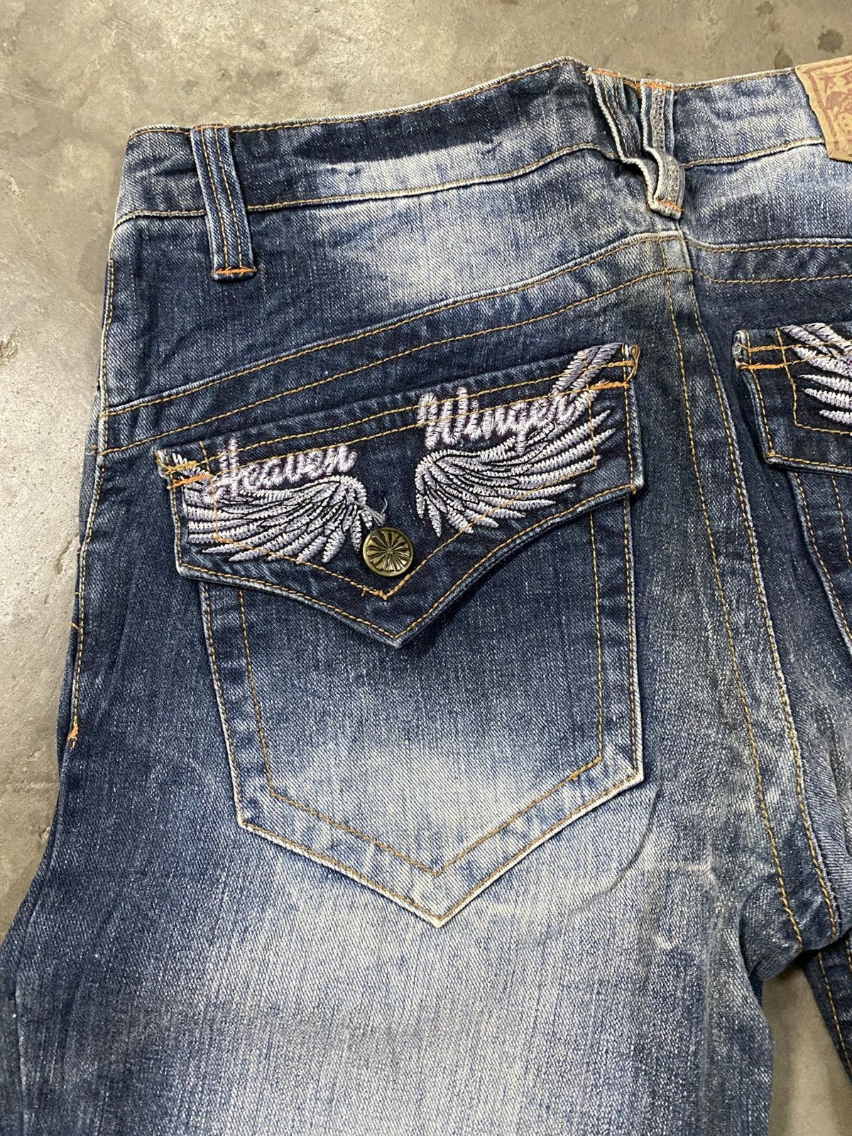 Tornado Mart Super Flare Jeans Japanese Unknown Heaven Vintage @299 Size US 32 / EU 48 - 4 Thumbnail