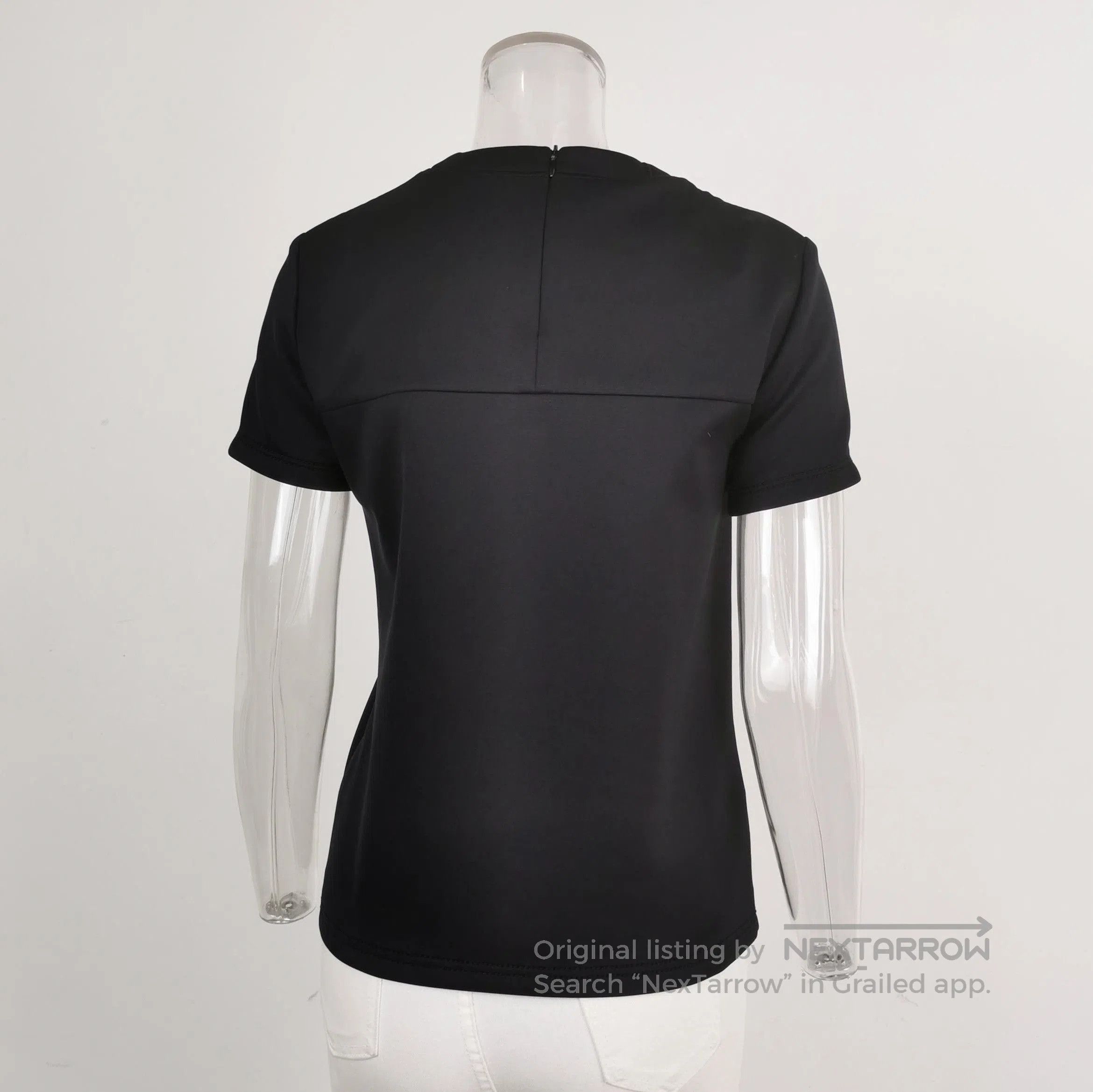 Prada Prada Logo Ruffled Black T. Size M / US 6-8 / IT 42-44 - 2 Thumbnail