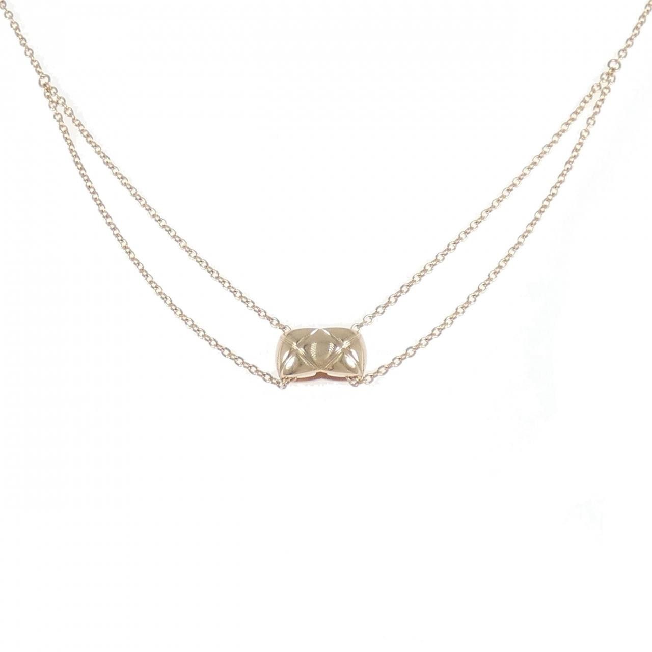Chanel Chanel Chanel Coco Crush 750 Pink Gold Necklace Precious Metal Necklace J11356 DUTY FREE for USA Size ONE SIZE - 1 Thumbnail
