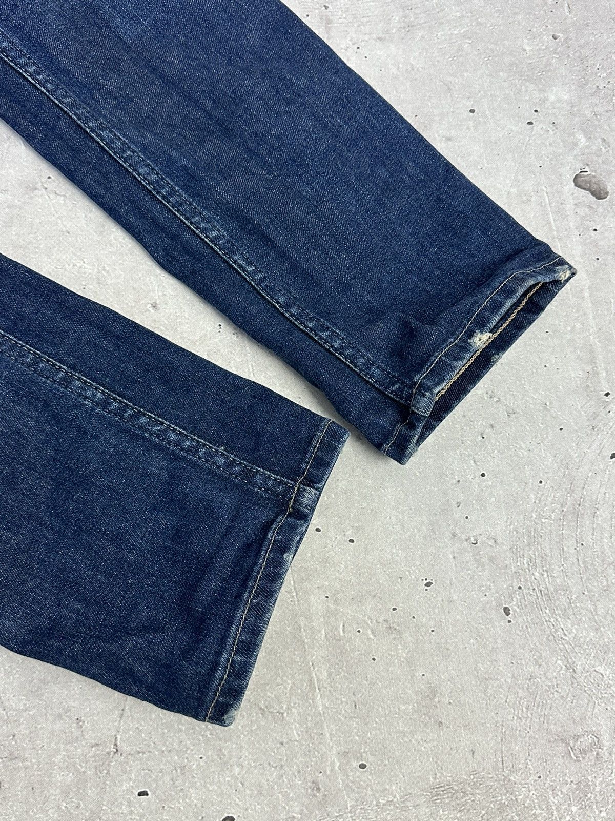 Allsaints AllSaints Stamp Cigarette Washed Blue Cotton Denim Pants Size US 33 - 9 Thumbnail