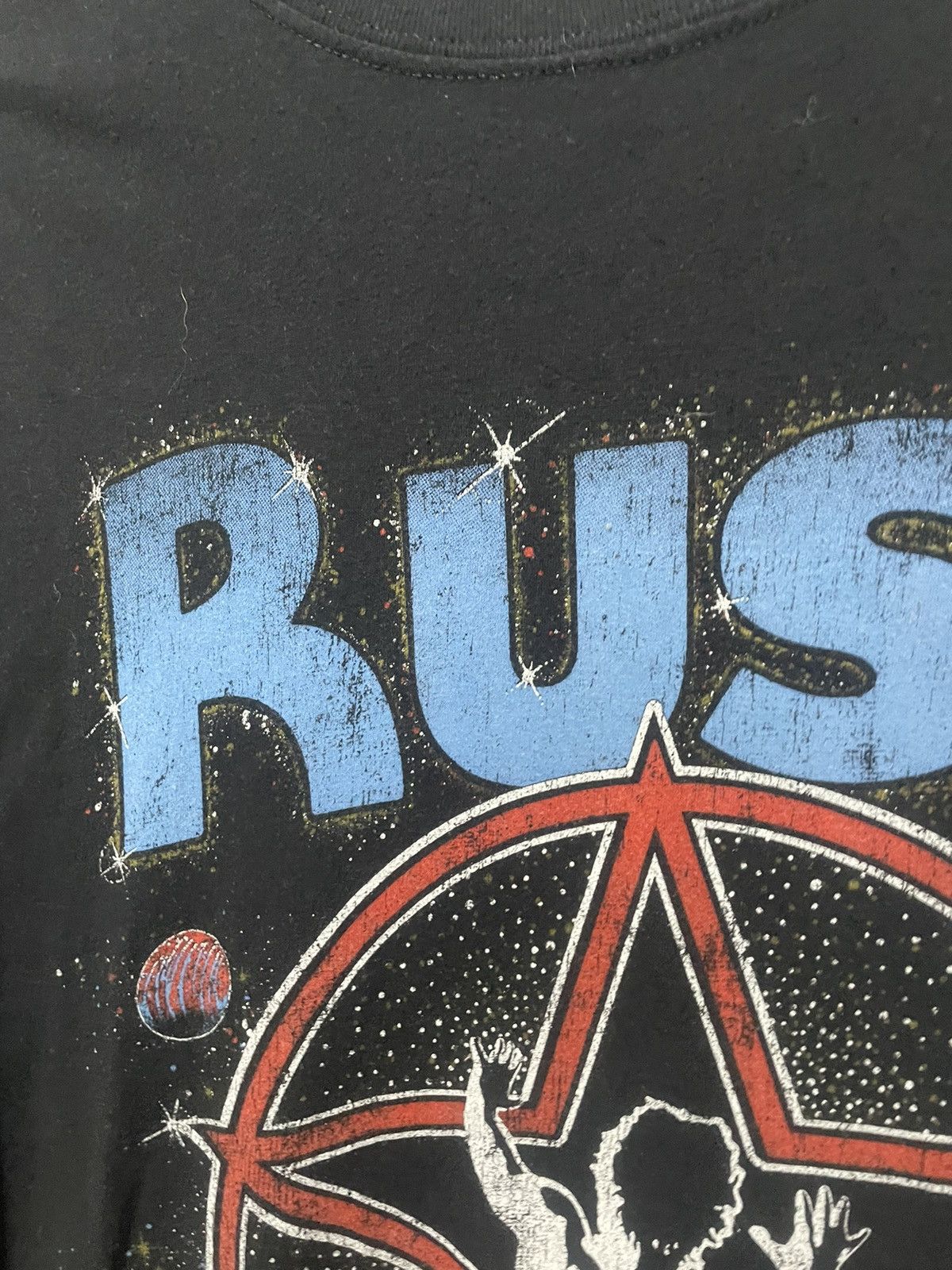 Band Tees Rush 1978 Tour Reprint Vintage Rock Band Tee Black XXL Size US XXL / EU 58 / 5 - 4 Thumbnail