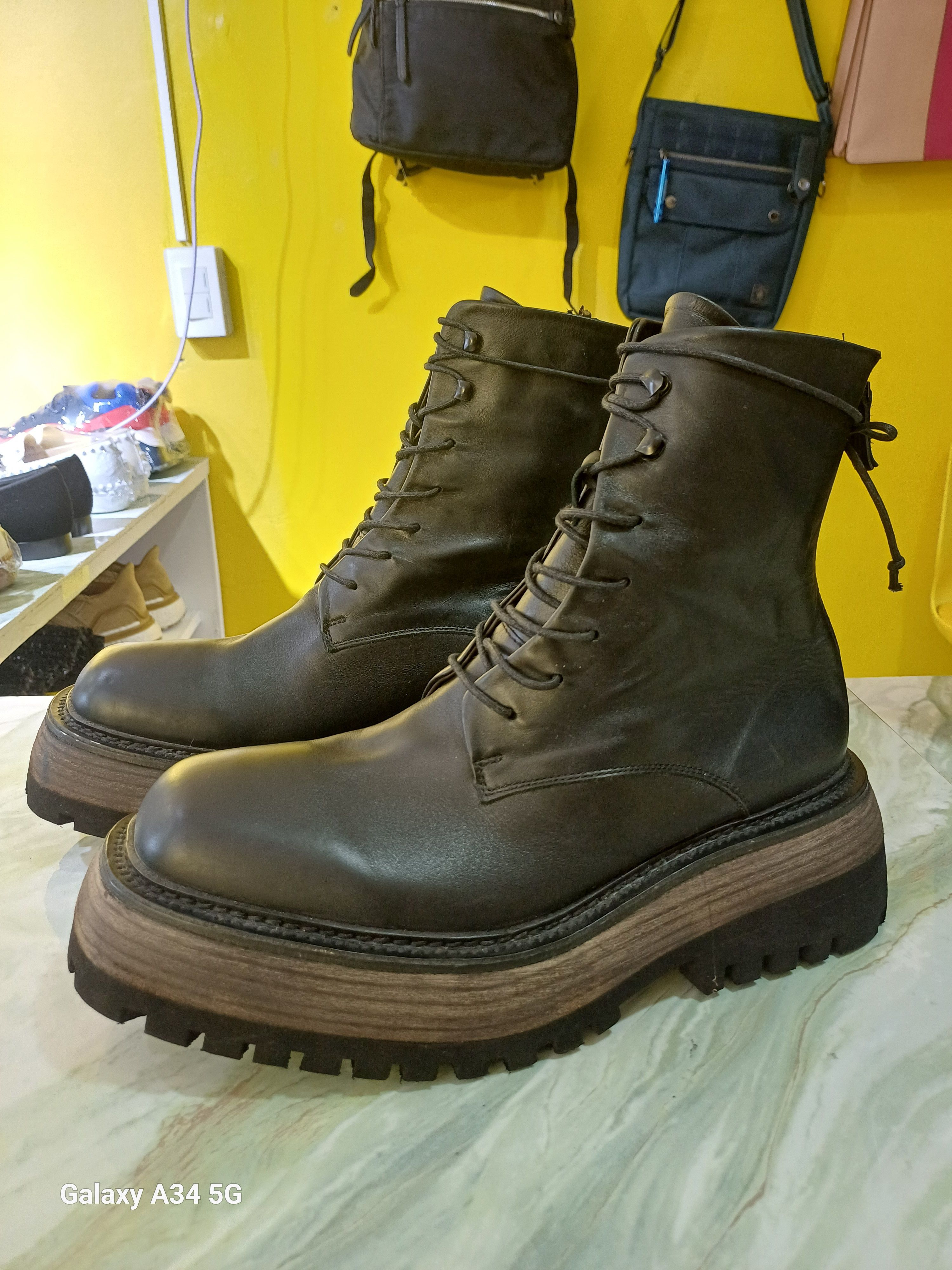 Marsell Marsèll Black Quadrarmato Boots Size US 11 / EU 44 - 14 Thumbnail