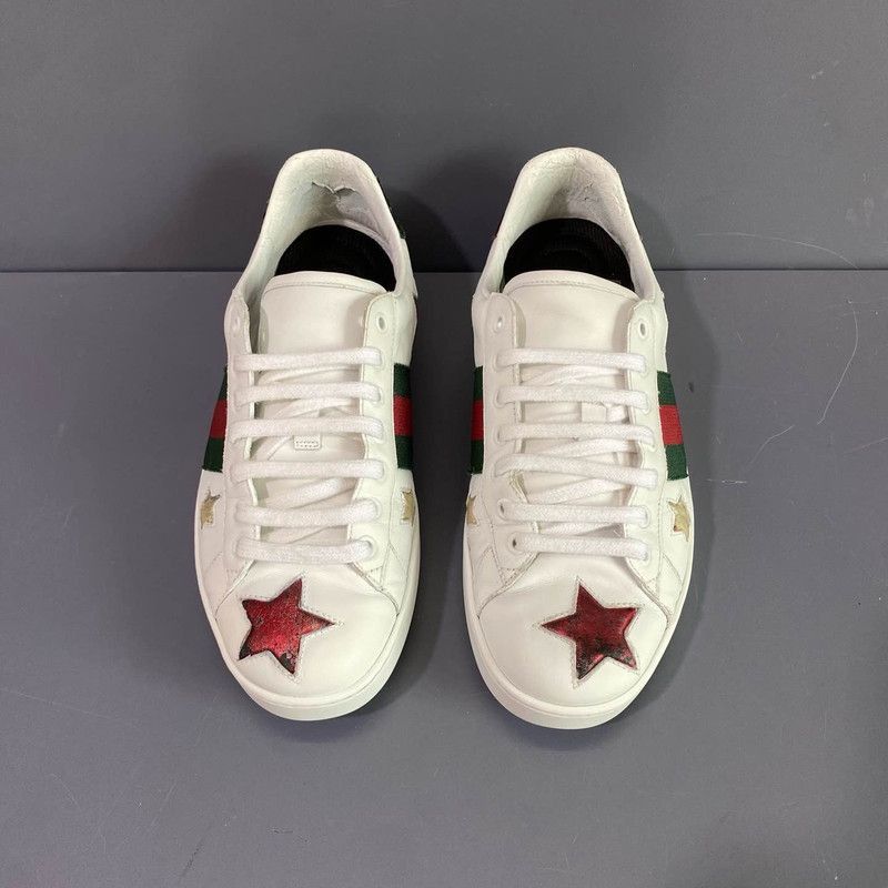 Gucci Gucci ACE Star Fashion Sneakers for Men -2508 Size US 9.5 / EU 42-43 - 2 Thumbnail