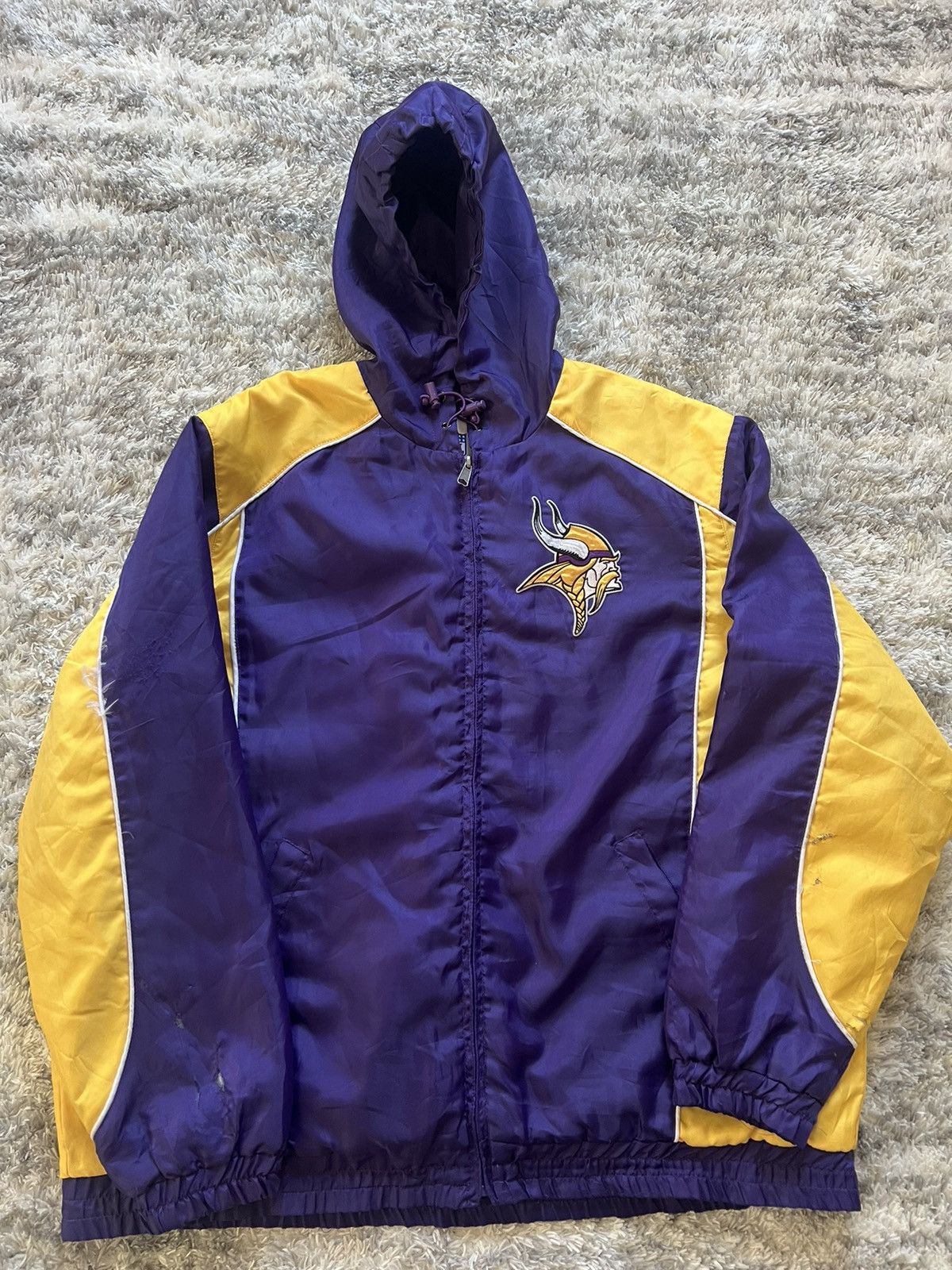 NFL × Sports Specialties NFL Minnesota Vikings Zip Up Jacket Size US XL / EU 56 / 4 - 2 Thumbnail
