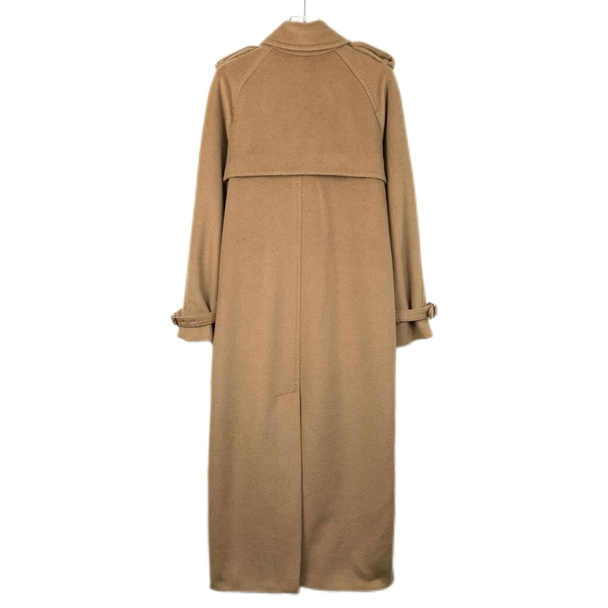 Max Mara Maxmara Camel Double-Breasted Belted Coat Size 40 Medium Mad Size M / US 6-8 / IT 42-44 - 8 Thumbnail