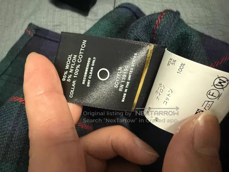 Fear of God Fear of God Season 5 wool plaid shirts Size US S / EU 44-46 / 1 - 4 Thumbnail