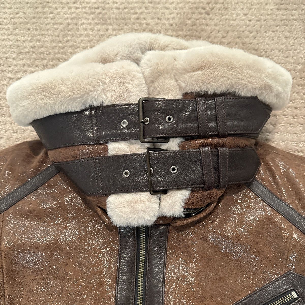 Tornado Mart Tornado mart fur lined leather jacket Size US M / EU 48-50 / 2 - 8 Thumbnail