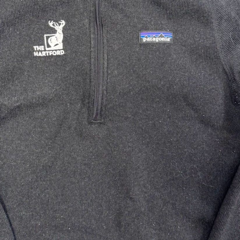 Patagonia VINTAGE Patagonia Women's Better Sweater 1/4 Zip Jacket Size M Black Company Logo Size M / US 6-8 / IT 42-44 - 4 Thumbnail