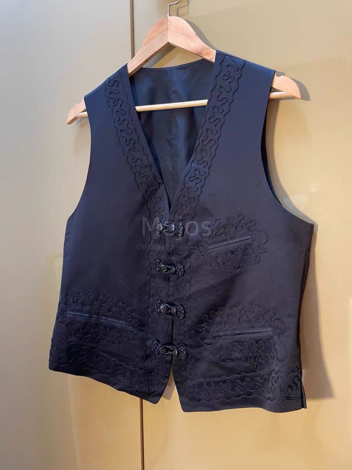 Yohji Yamamoto Yohji Yamamoto Pour Homme 93SS Silk Stitch Vest-2508 Size US M / EU 48-50 / 2 - 3 Thumbnail