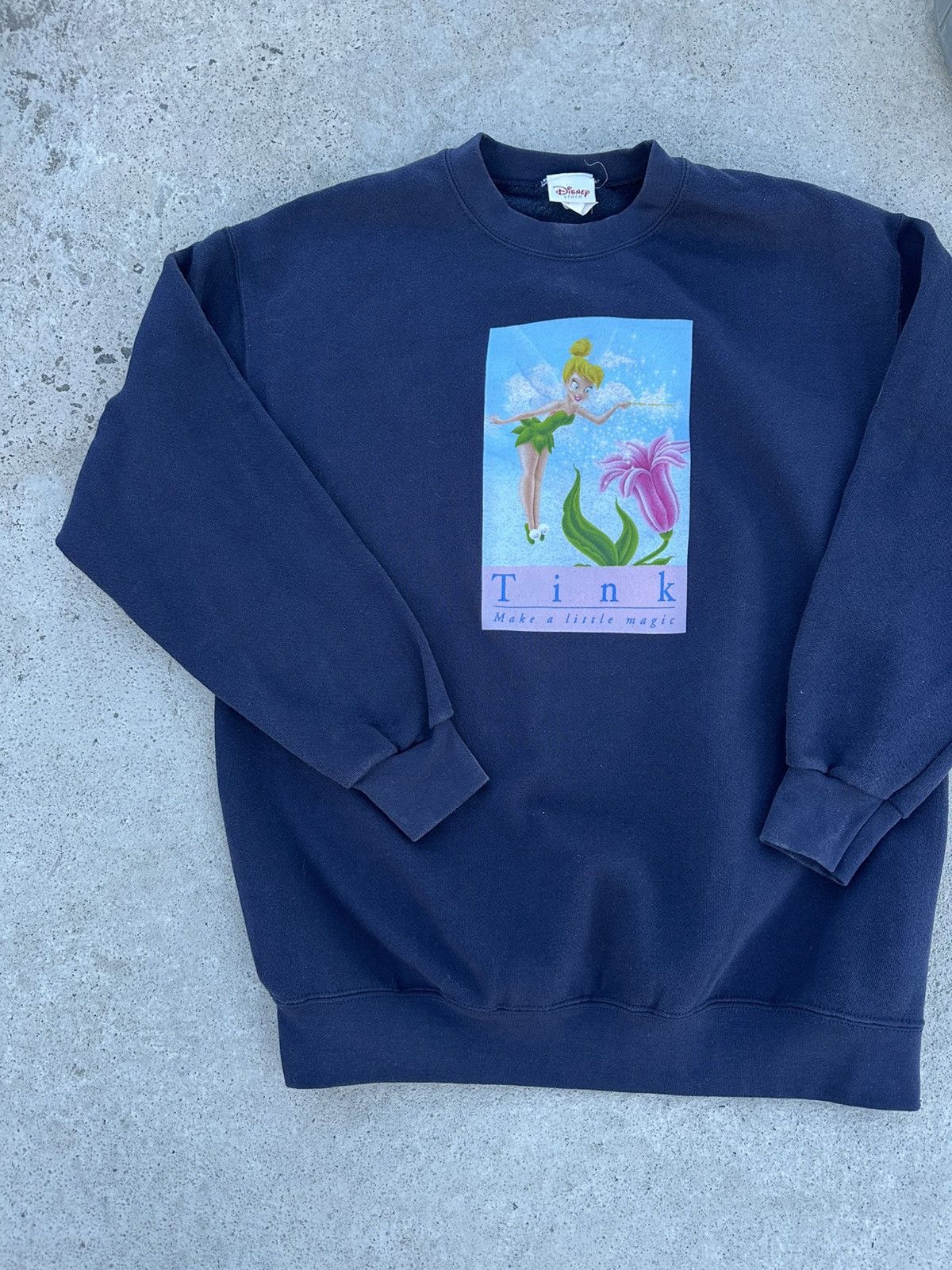 Disney × Vintage Vintage Tinker Bell Sweatshirt Size US L / EU 52-54 / 3 - 2 Thumbnail