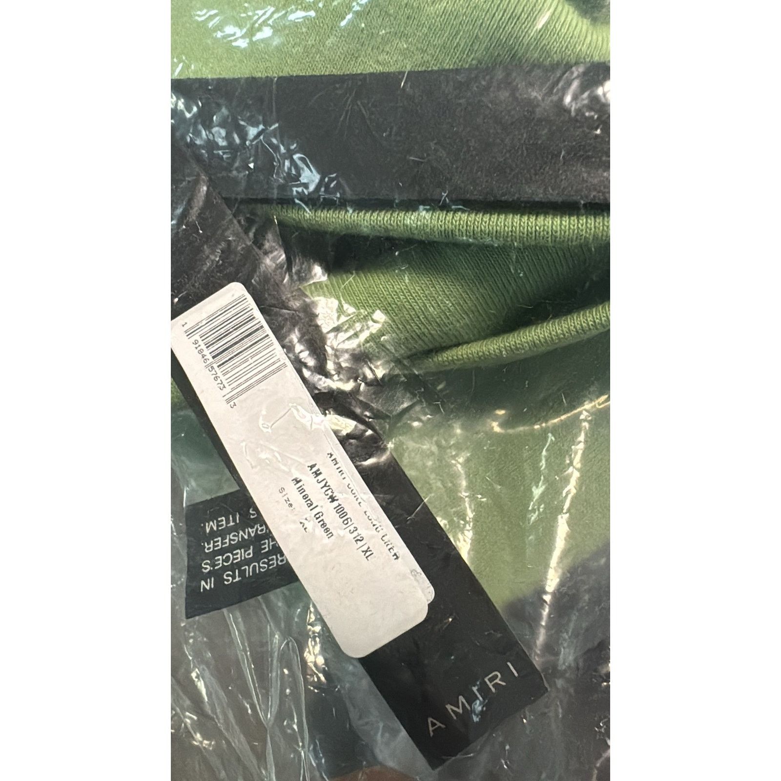 Amiri o1rshd1 Amiri Core Logo Crewneck Sweatshirt in Mineral Green Size US XL / EU 56 / 4 - 16 Thumbnail