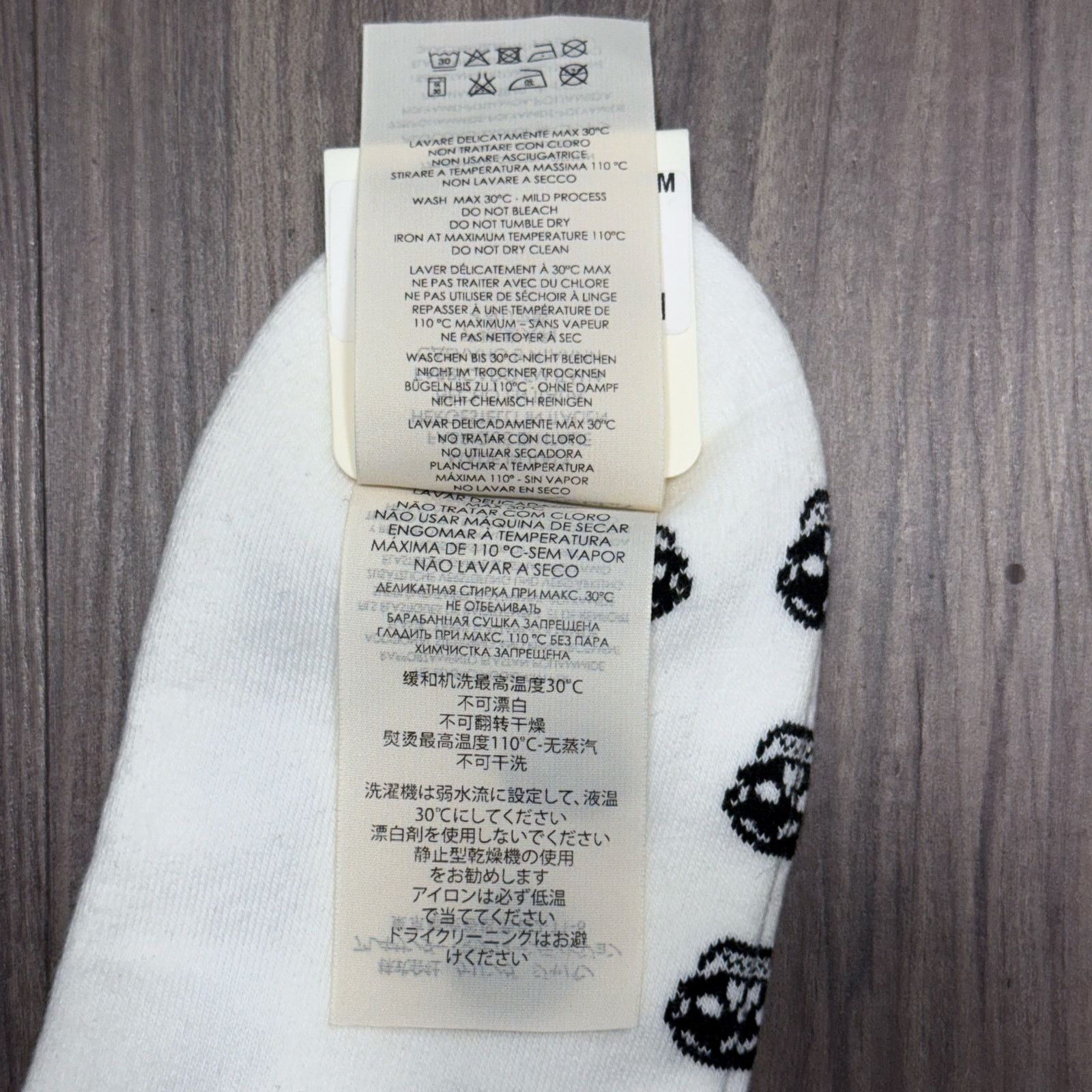 Alexander McQueen NWT Alexander McQueen Skull Short Socks, M, White Size ONE SIZE - 5 Thumbnail