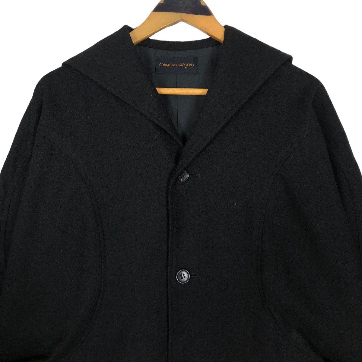 Comme des Garcons Vintage Comme Des Garcons 1991 A/W Runway Dolman Sleeve Coat Size M / US 6-8 / IT 42-44 - 12 Thumbnail
