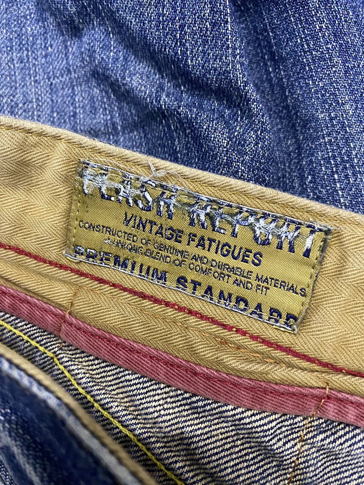 Japanese Brand JAPAN BRAND FLASH REPORT RIPPED STYLE DENIM STRAIGHT TYPE Size US 32 / EU 48 - 7 Thumbnail