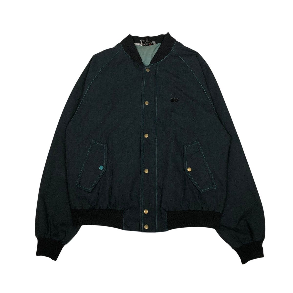 Vintage 🔥VINTAGE BOMBER JACKET DUCK CANVAS IZOD LACOSTE Size US M / EU 48-50 / 2 - 1 Thumbnail
