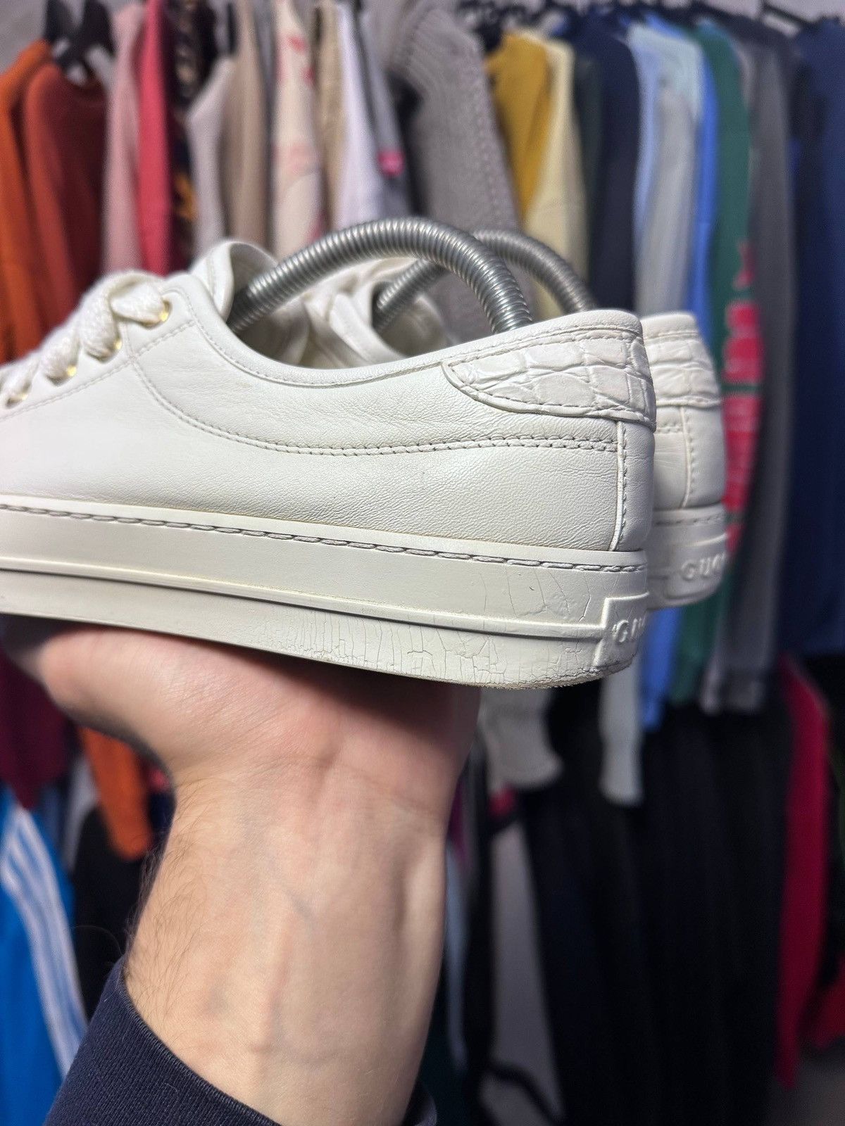 Gucci Vintage Gucci White Sneakers US 7.5 Size US 7.5 / EU 40-41 - 8 Thumbnail
