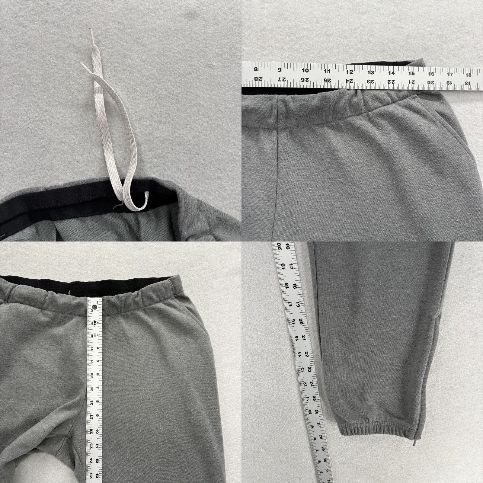 Nike Nike Dri-Fit Pants Mens Large Gray Joggers Athletic Training Zip Hem Running Gym Size US 33 - 8 Thumbnail