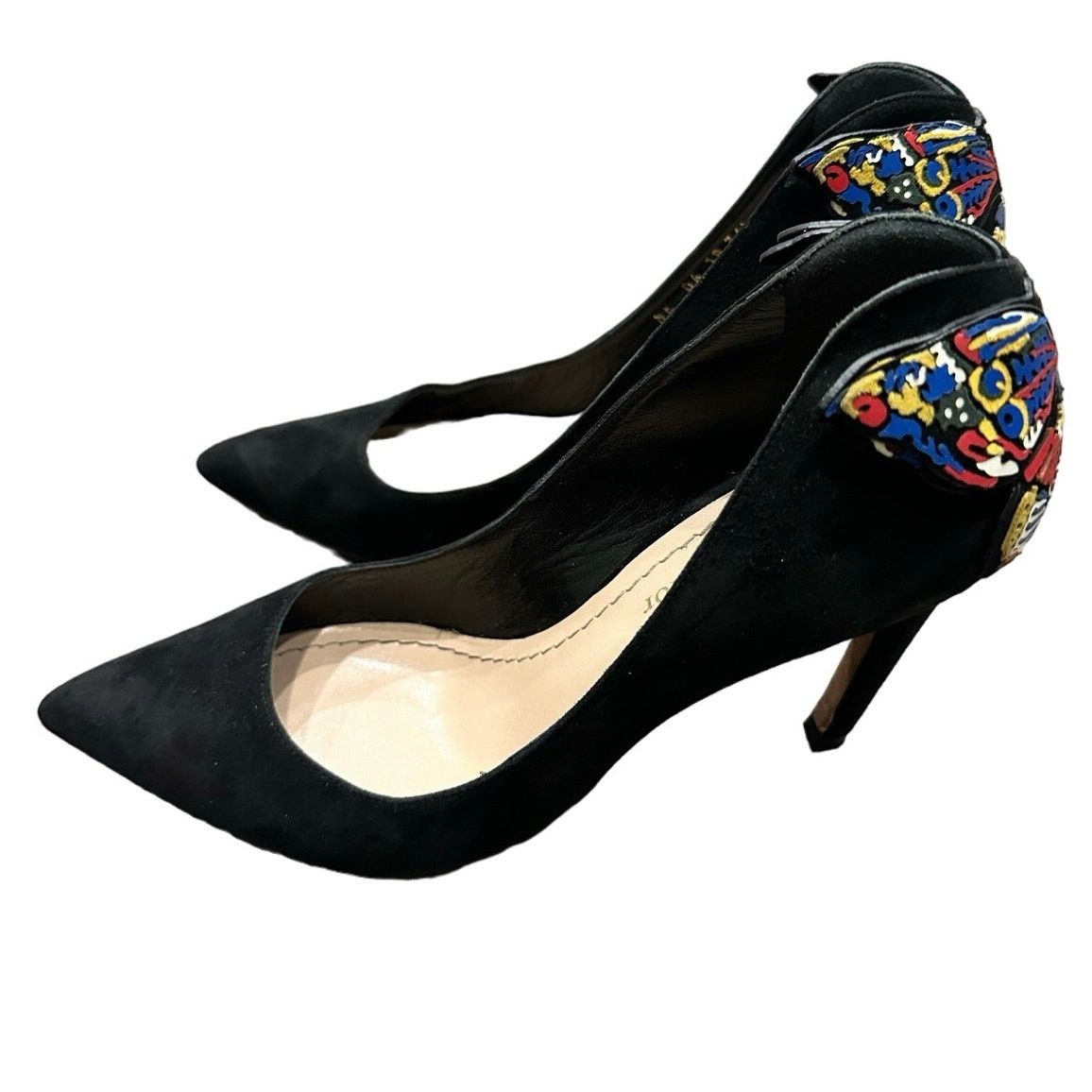 Christian Dior Monsieur Christian Dior Bee Accent Suede Slingback Pumps size 36.5 Size US 6.5 / IT 36.5 - 2 Thumbnail