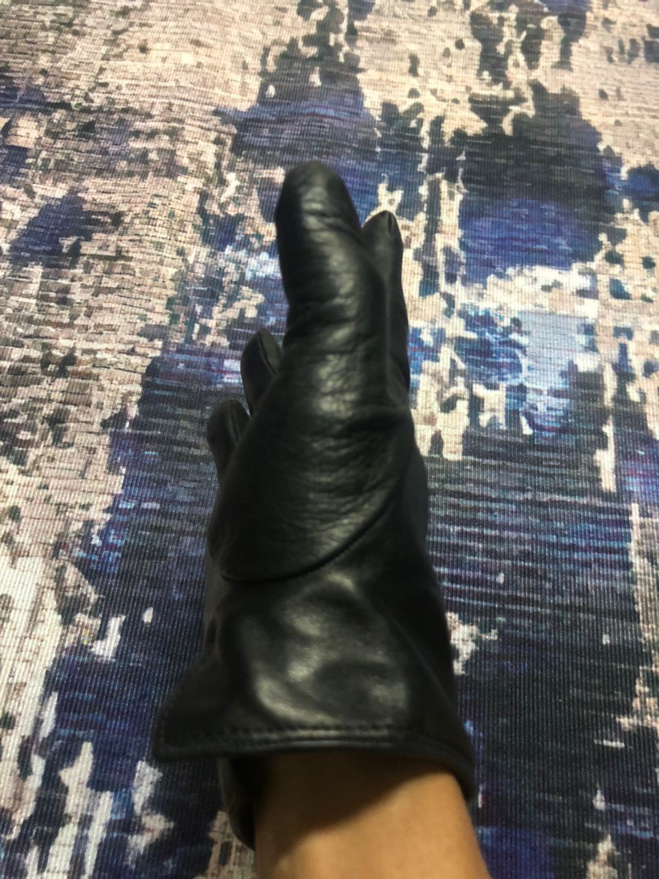 Giorgio Armani Giorgio Armani Mainline Leather Gloves Tag Size -M Size ONE SIZE - 8 Thumbnail