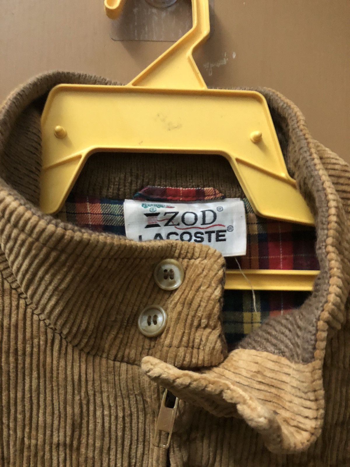 Lacoste × Vintage Vintage Lacoste corduroys bombers jacket style Size US XL / EU 56 / 4 - 8 Thumbnail