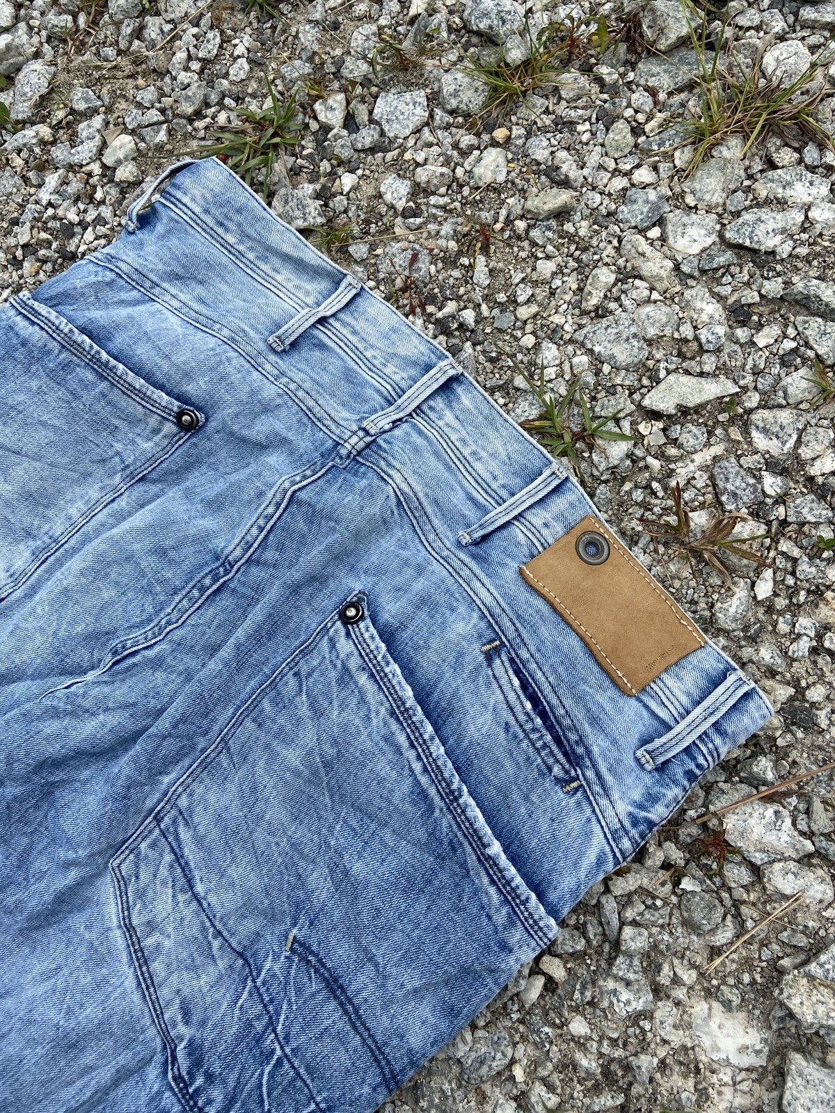 G-Star × Vintage Vintage Distress G Star Raw Denim Size US 35 - 14 Thumbnail