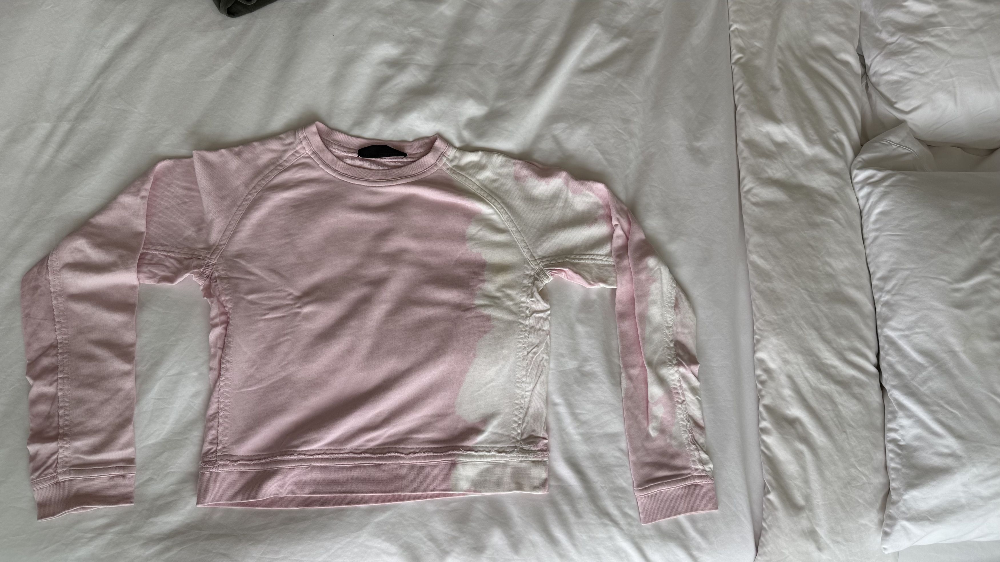 Haider Ackermann Haider Ackermann Pink Perth Crewneck Bleached Sweatshirt Size US M / EU 48-50 / 2 - 5 Thumbnail