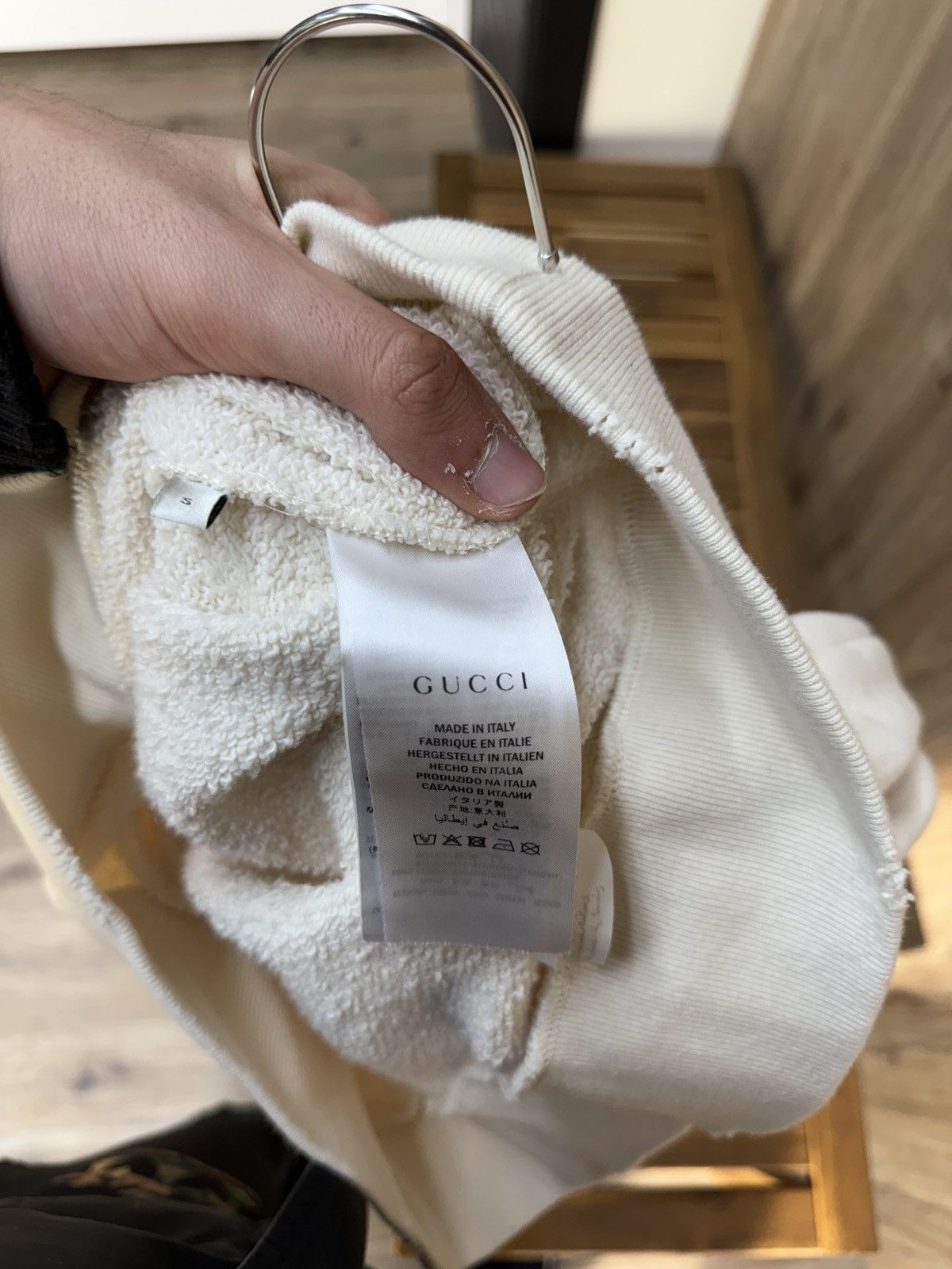 Gucci Gucci White Hoodie Size US S / EU 44-46 / 1 - 7 Thumbnail