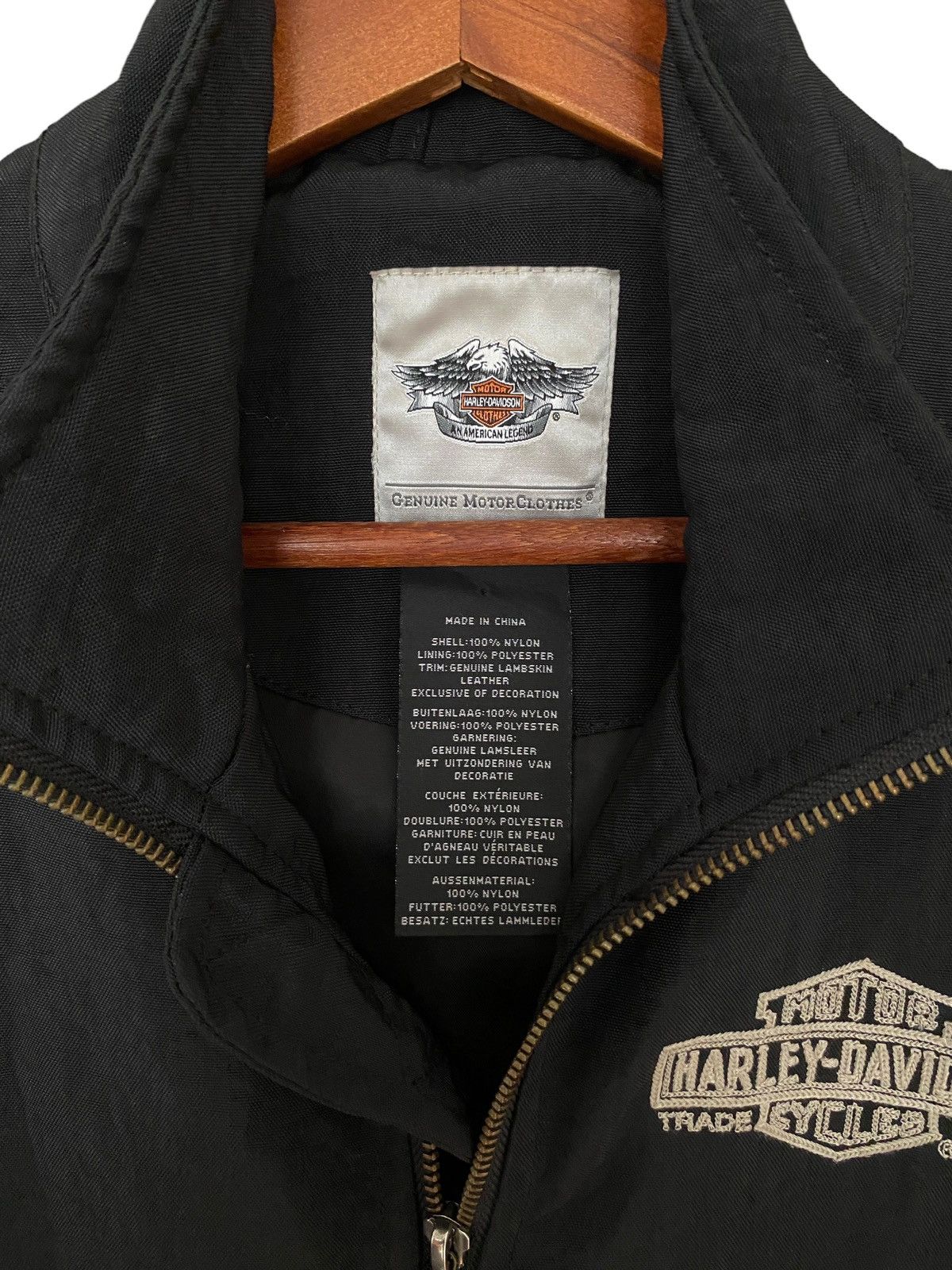 Harley Davidson × Vintage Vintage Brand Harley Davidson Bikers Jacket 2000s Size US S / EU 44-46 / 1 - 9 Thumbnail