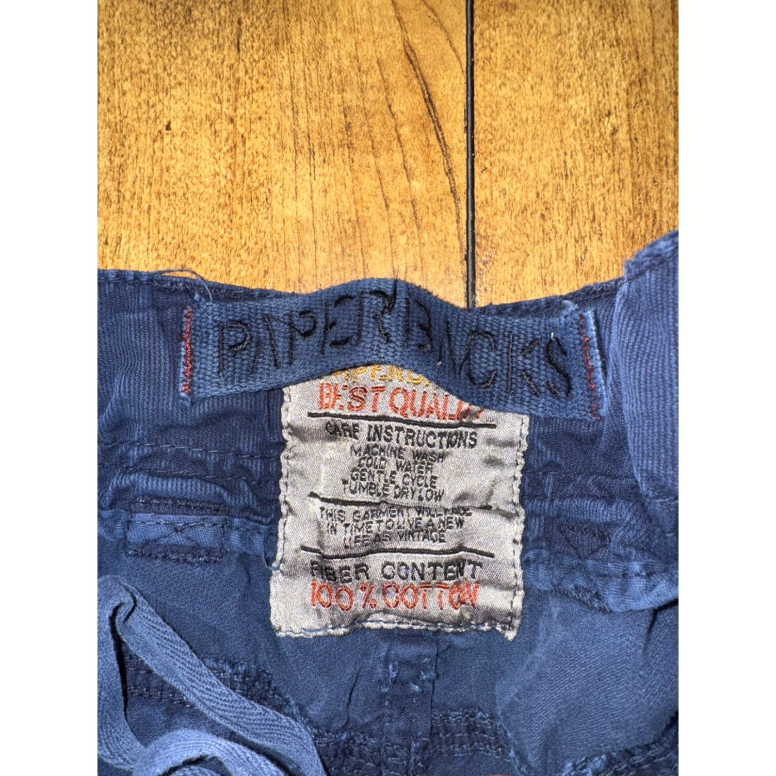 Vintage Paperbacks Cargo Shorts Men’s 36 Navy Blue Outdoor Pockets 12 Inseam Cargo Men Navy Blue Outdoor 90s? Size US 36 / EU 52 - 6 Thumbnail