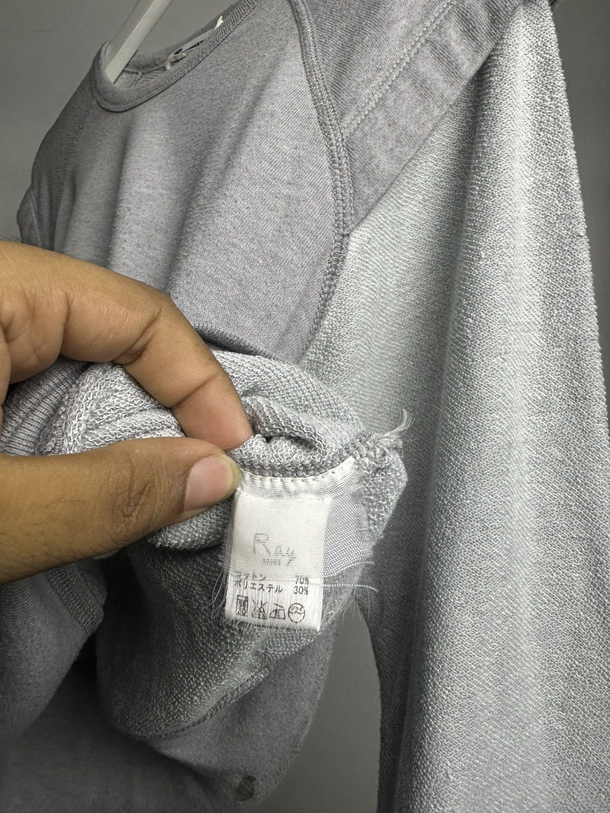 Alexander Wang Alexander Wang Terry Cloth Fabric Sleeve Sweatshirt Size US M / EU 48-50 / 2 - 6 Thumbnail