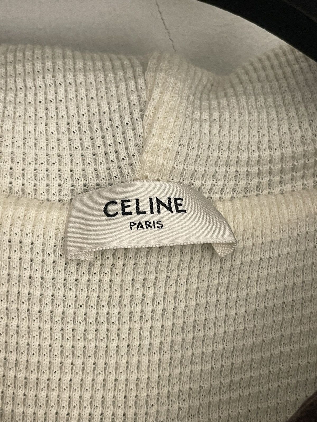 Celine ZIPPED HOODIE IN VELVET COTTON Size US M / EU 48-50 / 2 - 3 Thumbnail