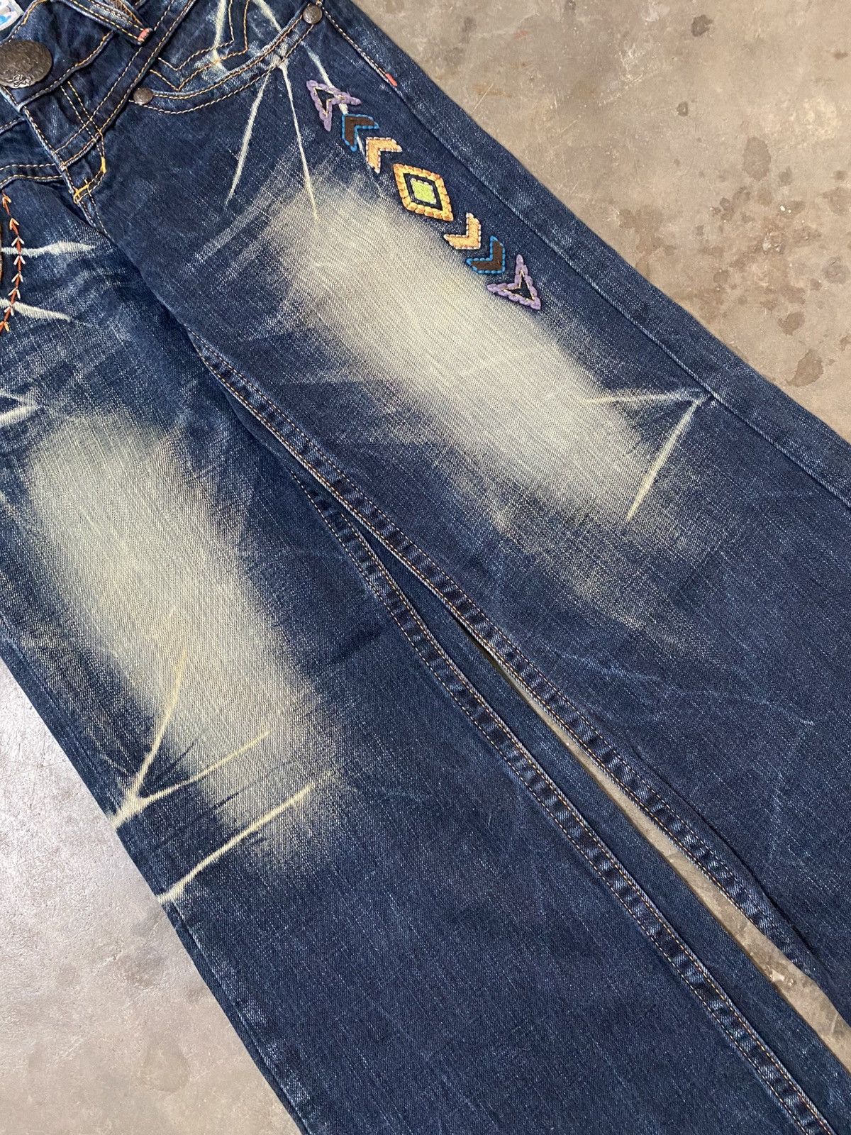 Flare Jeans Japanese Riobera Mud Rusty Denim @216