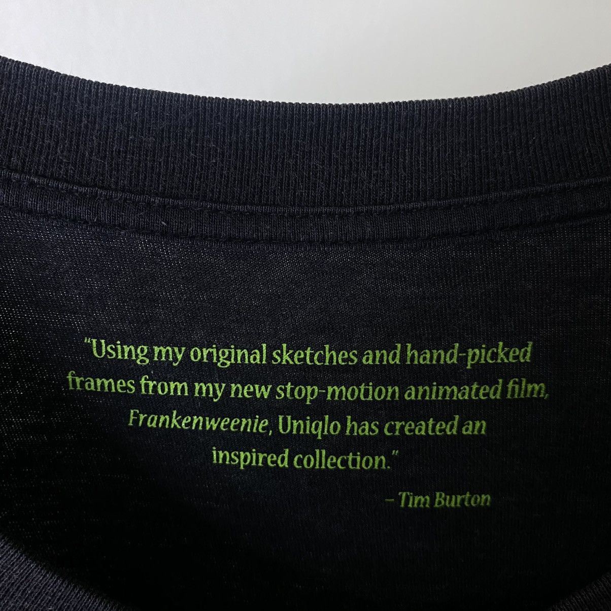 Vintage 2012 Tim Burton Frankenweenie Disney Horror Movie Collabs T Size US M / EU 48-50 / 2 - 3 Thumbnail