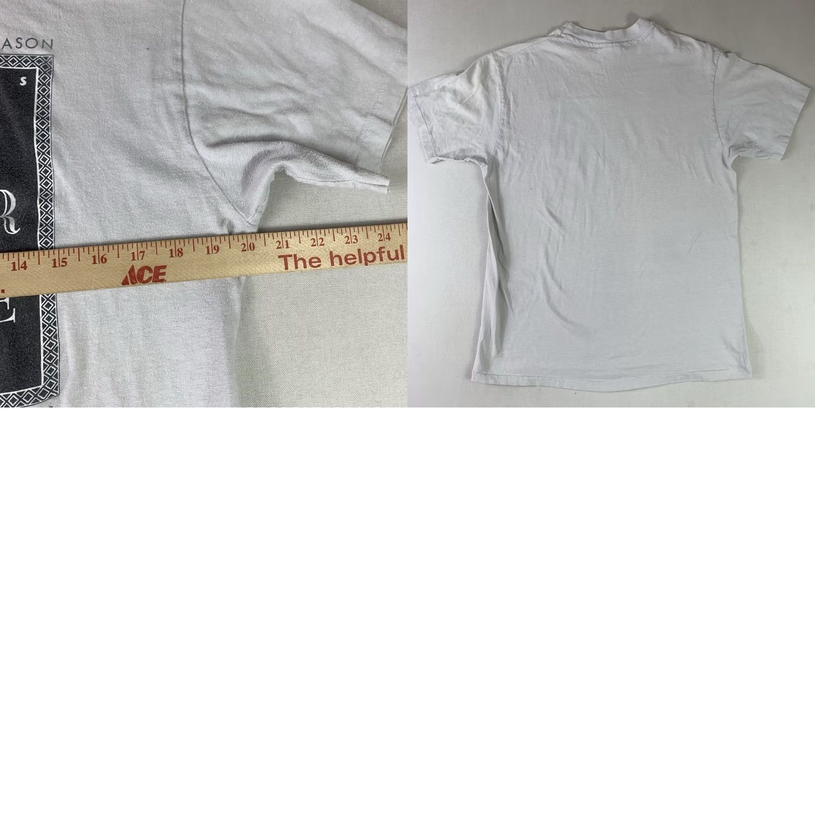 Hanes VINTAGE Hanes Opera Pacific Shirt 1989 the Barber of Seville Made in USA Single stitch Men's Shirt Gray L Crew Neck Short Sleeve Cotton Size US L / EU 52-54 / 3 - 8 Thumbnail