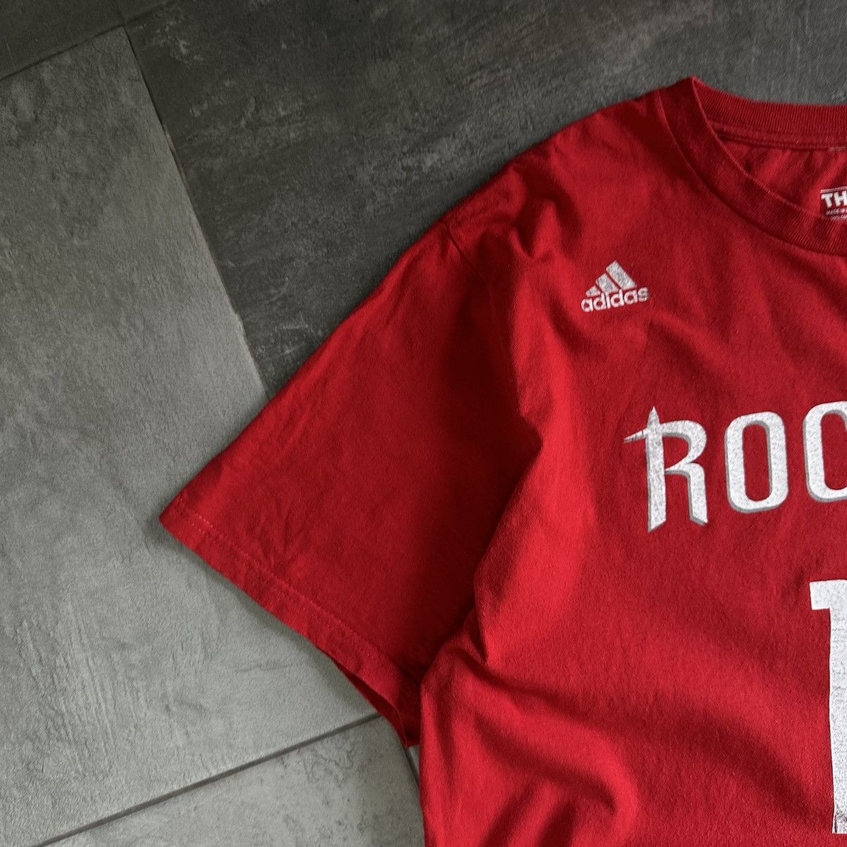 Adidas × NBA × Vintage Vintage Rockets Adidas T-shirts NBA Basketball Y2K 00s Size US L / EU 52-54 / 3 - 6 Thumbnail
