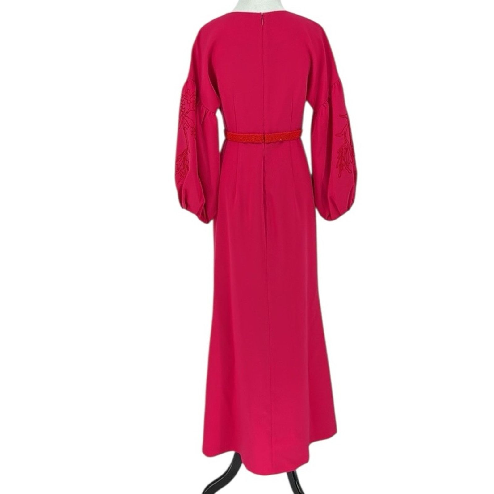 Sachin & Babi Sachin & Babi Aria Embroidered Dress Fuchsia Gown Size 2 Size XS / US 0-2 / IT 36-38 - 4 Thumbnail