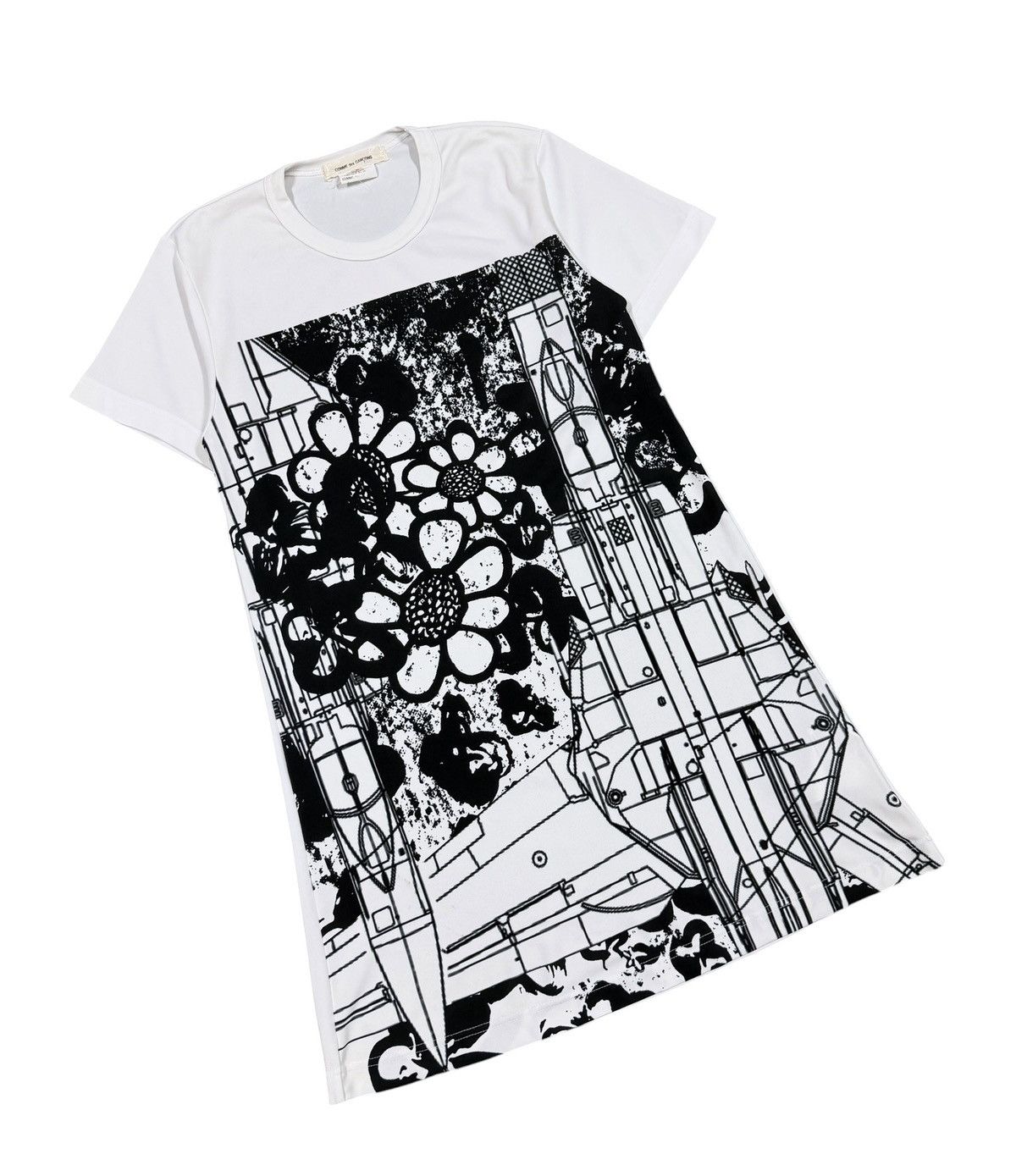 Comme des Garcons AD2017 Comme Des Garcons Graphics Print Mesh Long T-Shirt Size S / US 4 / IT 40 - 5 Thumbnail