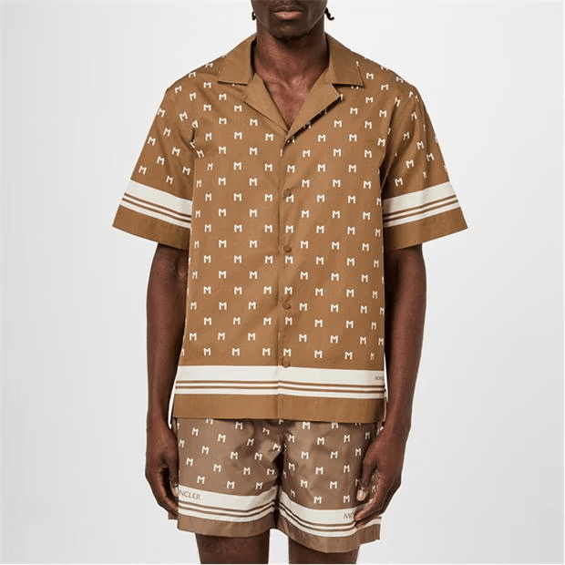 Moncler Monogram Shirt Size US S / EU 44-46 / 1 - 5 Thumbnail