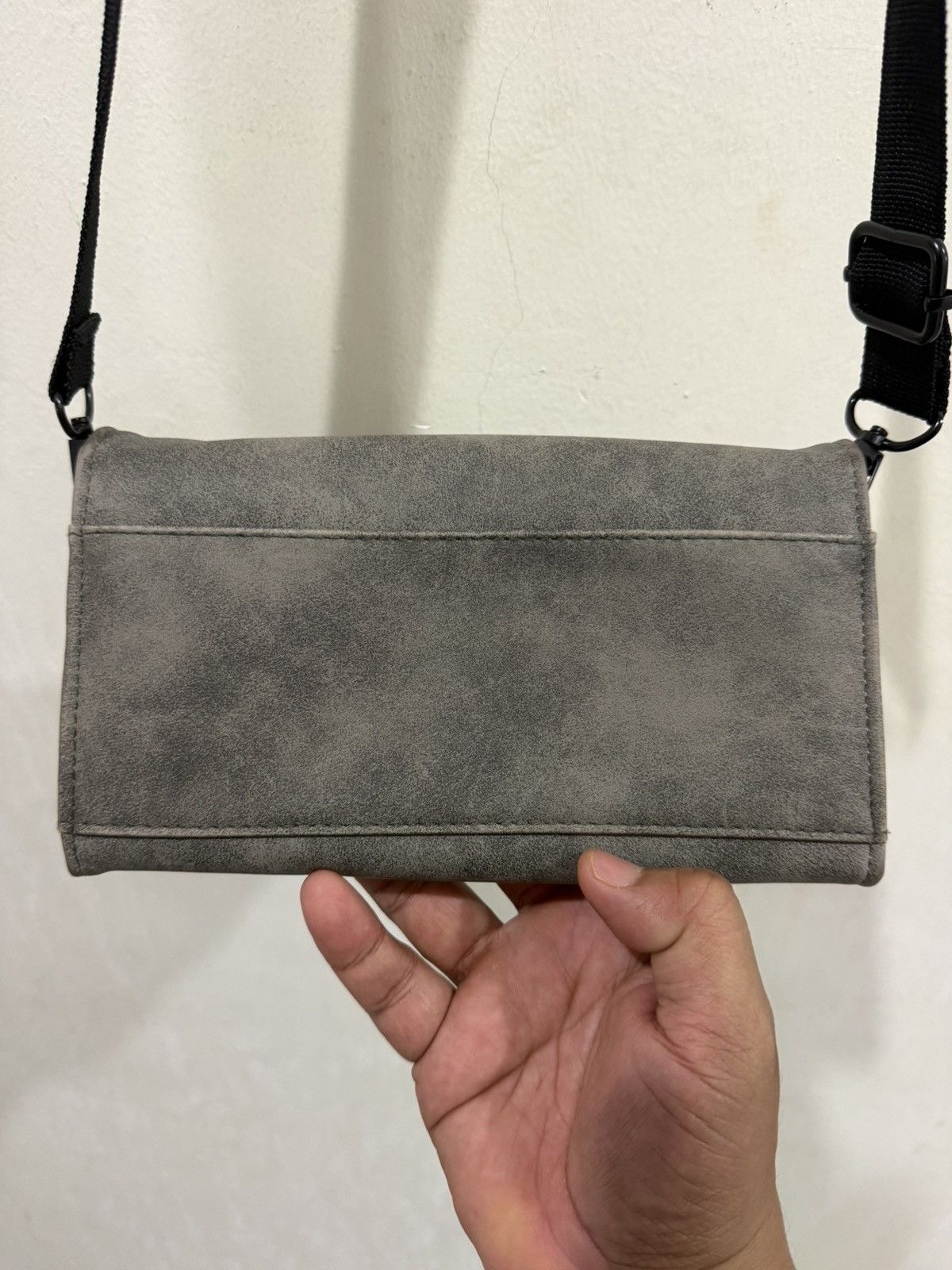 Y's VTG Y’s Yohji Grey Suede Wallet+Sling Bag Size ONE SIZE - 11 Thumbnail