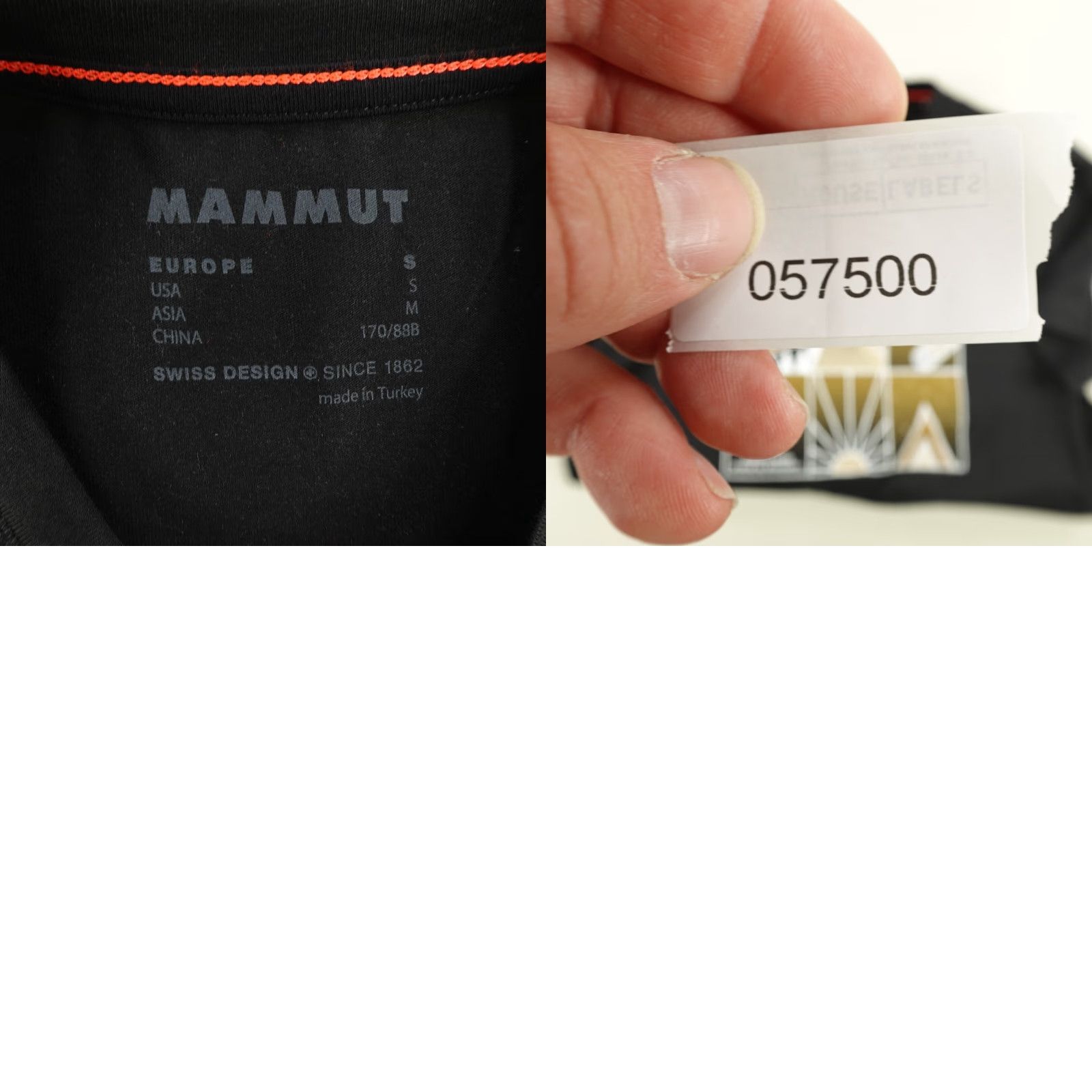 Mammut Mammut Shirt Mens Small Black Performance Hiking Climbing Trail Outdoors Tee - Graphic Print - Short Sleeve Crew Neck - Cotton Polyester Size US S / EU 44-46 / 1 - 8 Thumbnail