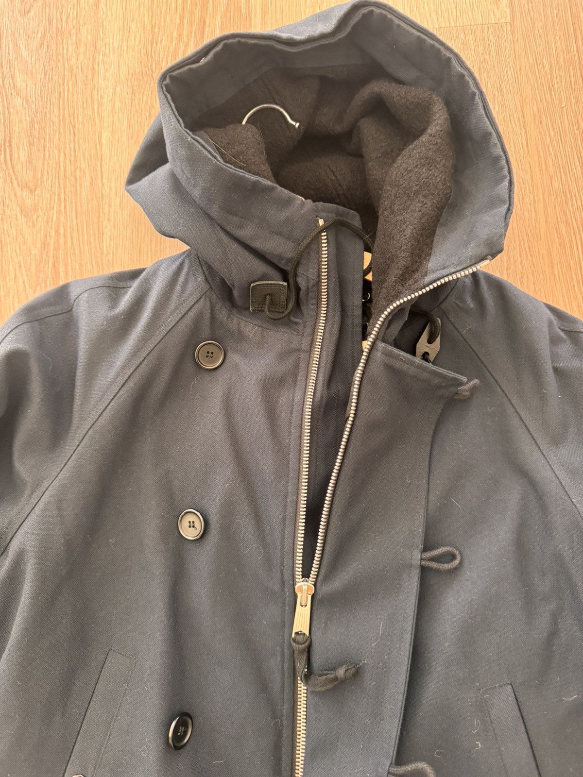 Sandro Navy Sandro Winter Coat Size US L / EU 52-54 / 3 - 2 Thumbnail