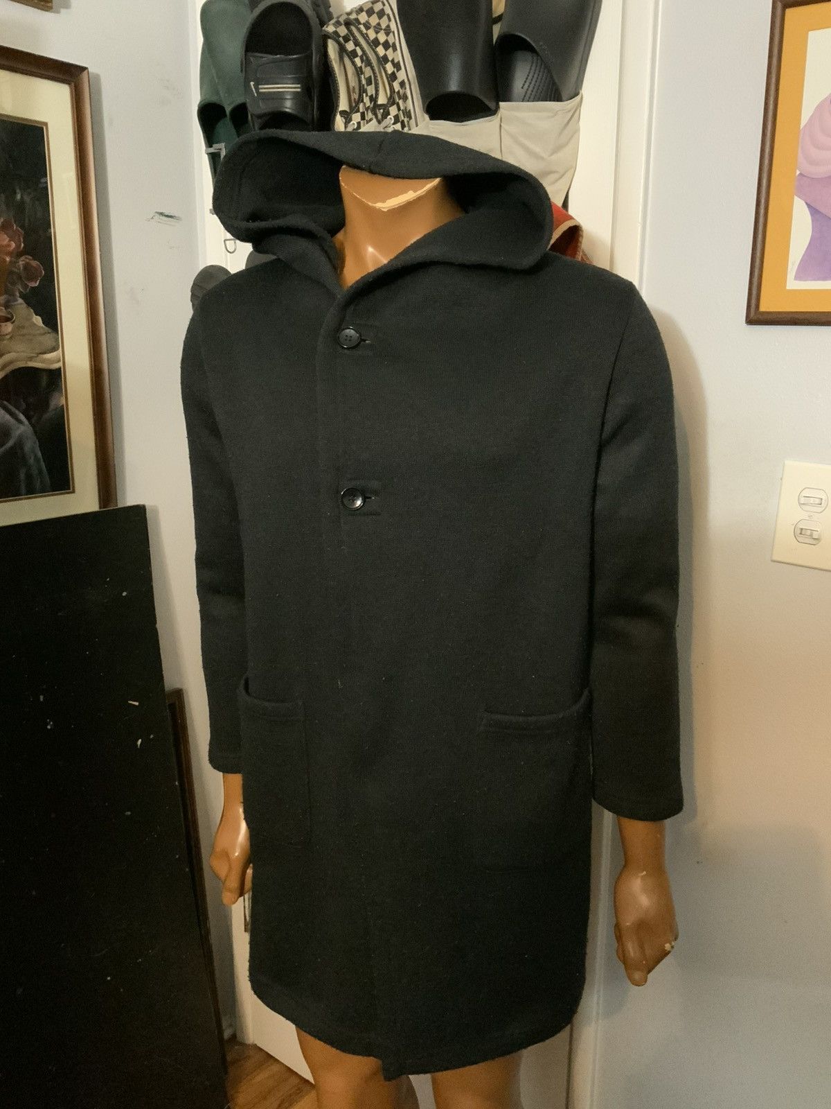 Designer × Japanese Brand GGD Made In Japan Shibuya Tokyo Hooded Knit Cardigan Sweater Size US M / EU 48-50 / 2 - 10 Thumbnail