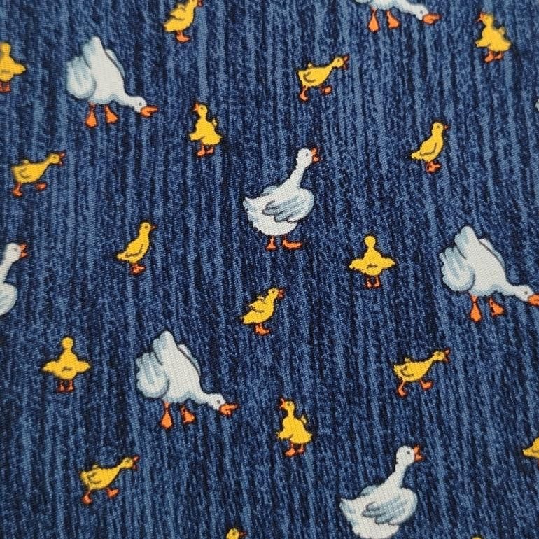 Hermes Hermes Paris 7595 SA Silk Necktie Duckling Pattern Tie Size ONE SIZE - 2 Thumbnail