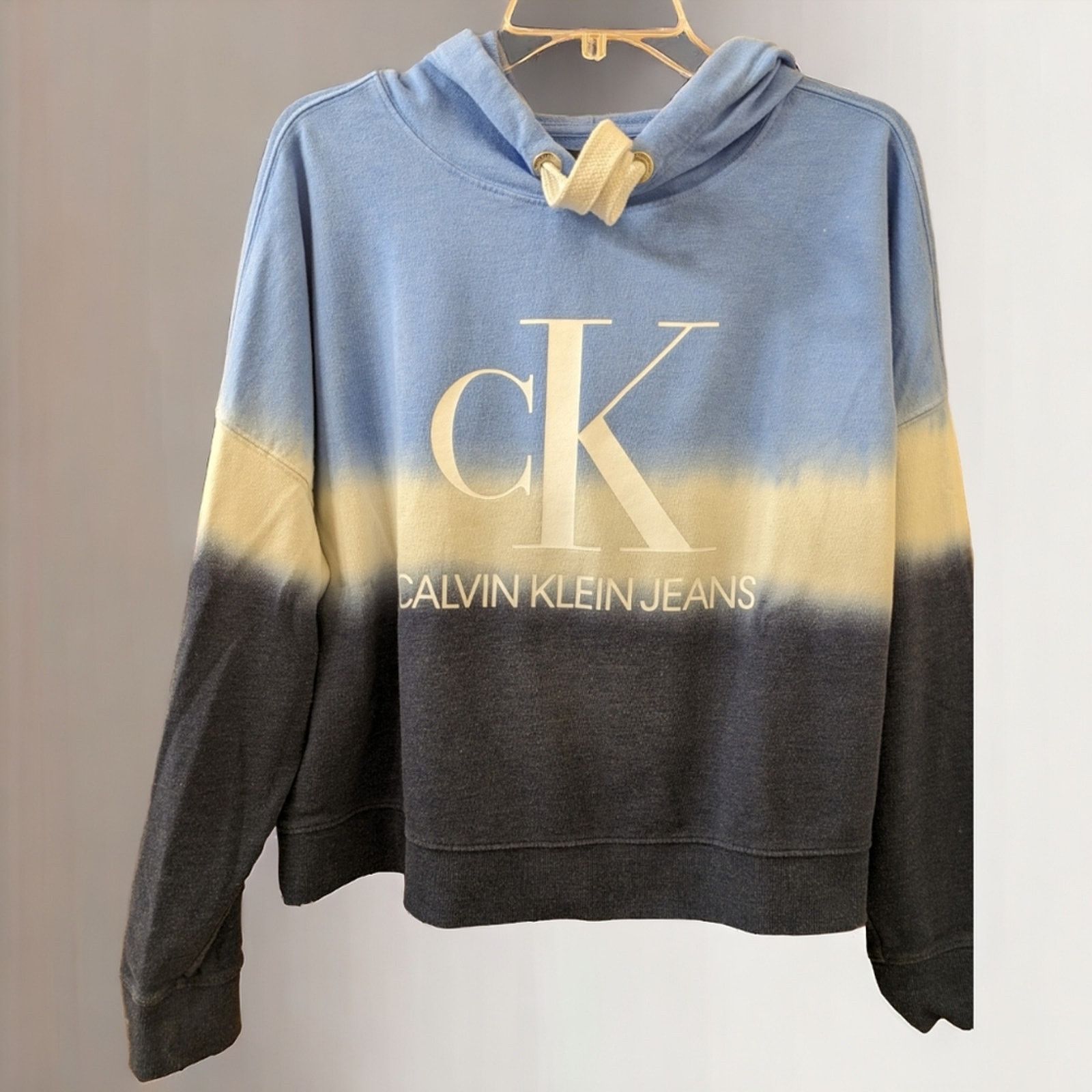 Calvin Klein Calvin Klein Jeans CK Tie Dye Cropped Boxy Hoodie Women XL Size XL / US 12-14 / IT 48-50 - 2 Thumbnail