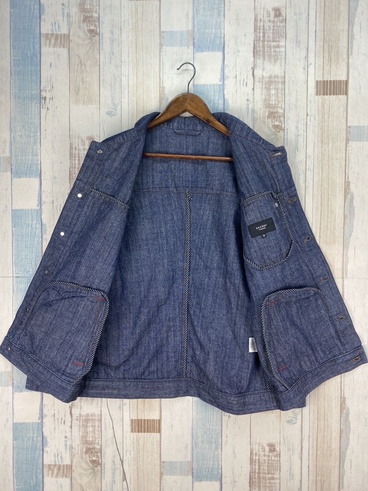 Yohji Yamamoto Vintage Sacny Y’saccs Yohji Yamamoto Denim Jacket Size US M / EU 48-50 / 2 - 10 Thumbnail