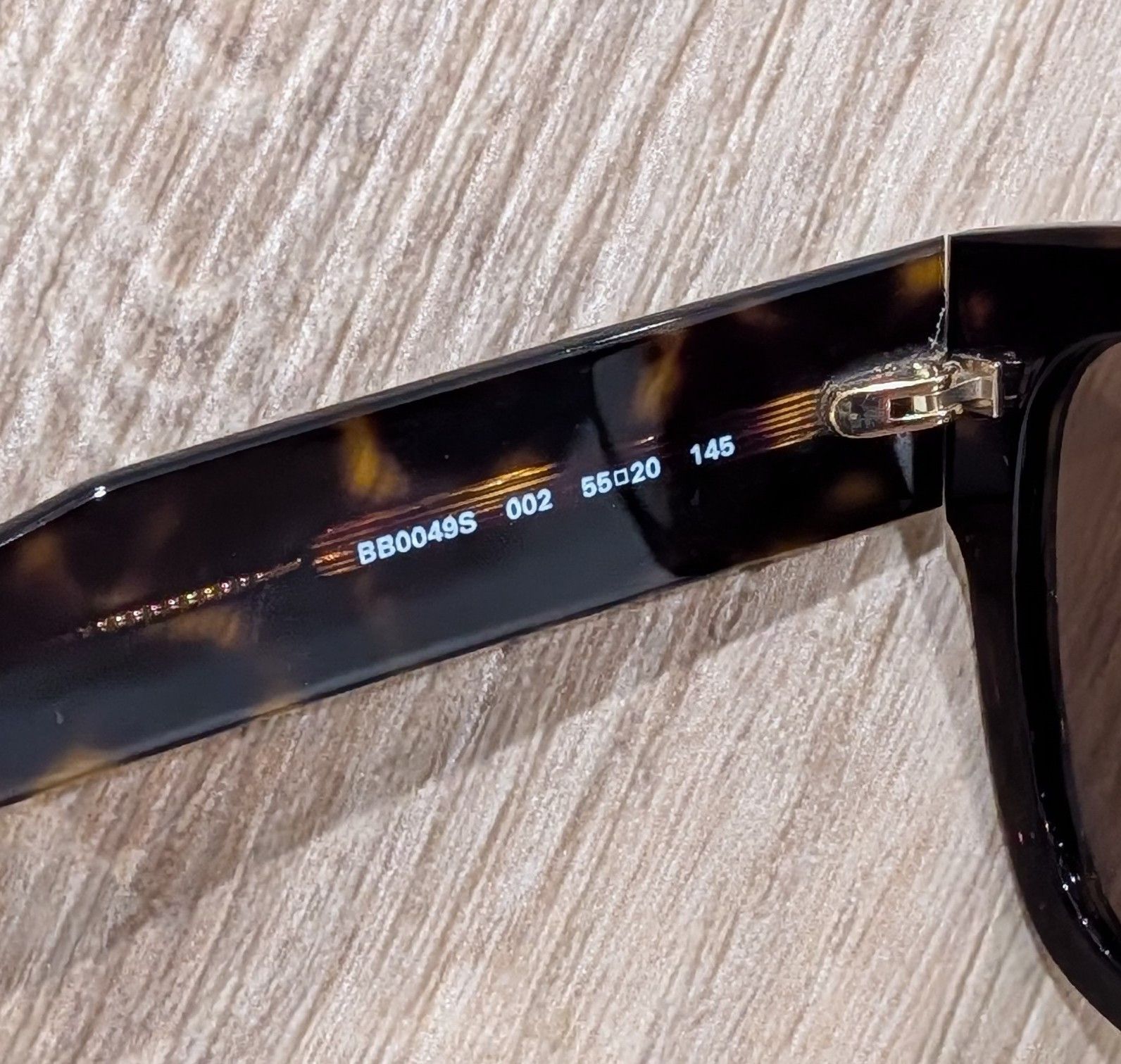 Balenciaga BALENCIAGA 55mm Rectangle Sunglasses Havana Brown Size ONE SIZE - 5 Thumbnail