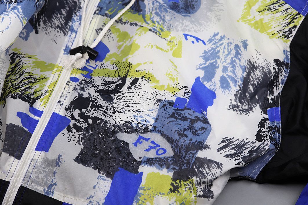 Other Vintage Marcel Clair Windbreaker Jacket Abstract Print 90s Size US M / EU 48-50 / 2 - 16 Thumbnail