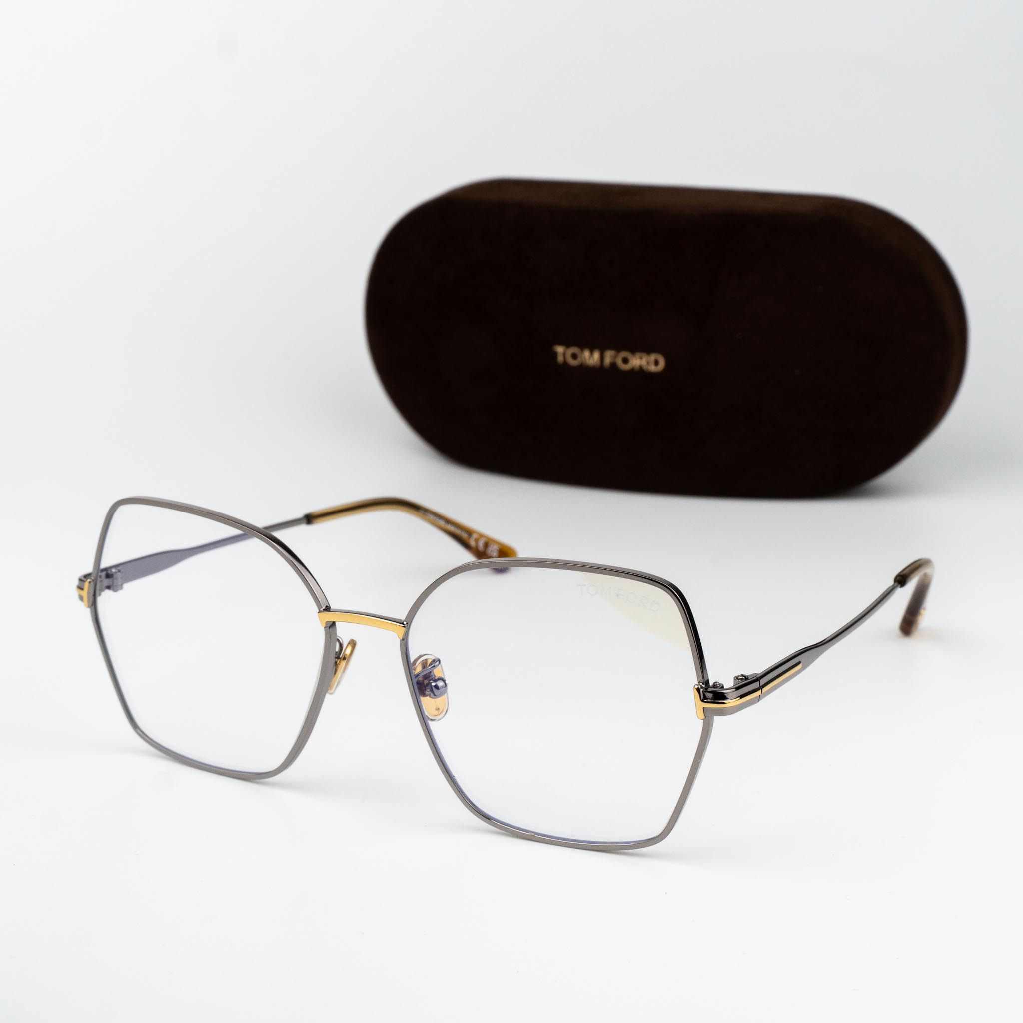 Tom Ford Tom Ford Woman Eyeglasses FT5876-B 014 NEW AUTHENTIC Size ONE SIZE - 1 Thumbnail