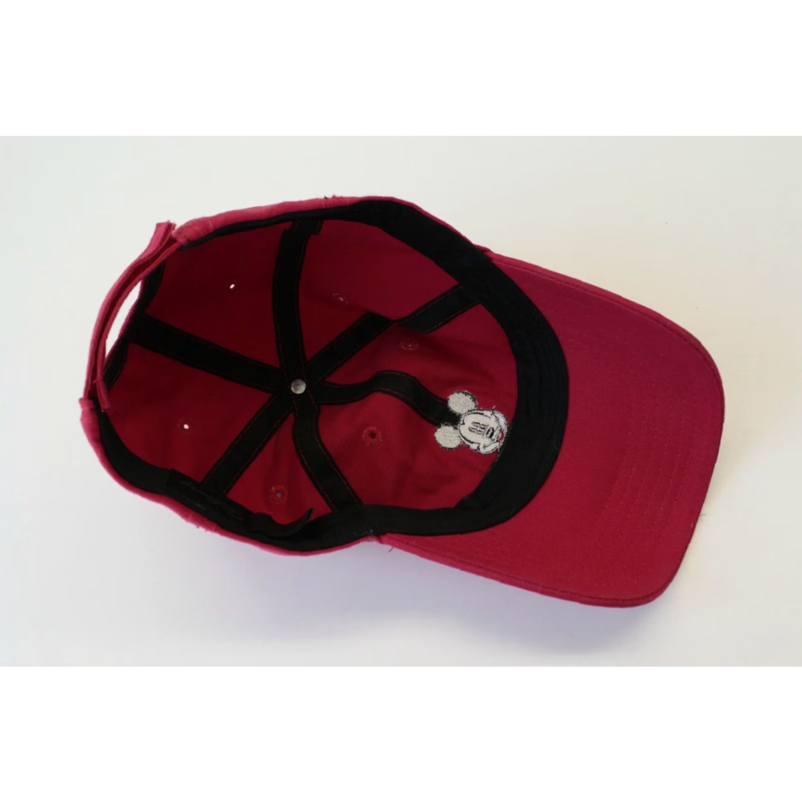 Disney VINTAGE Disney Mickey Mouse Dad Hat Red - Unisex Baseball Cap - Adjustable - FAST FREE SHIPPING - Hats Size ONE SIZE - 6 Thumbnail
