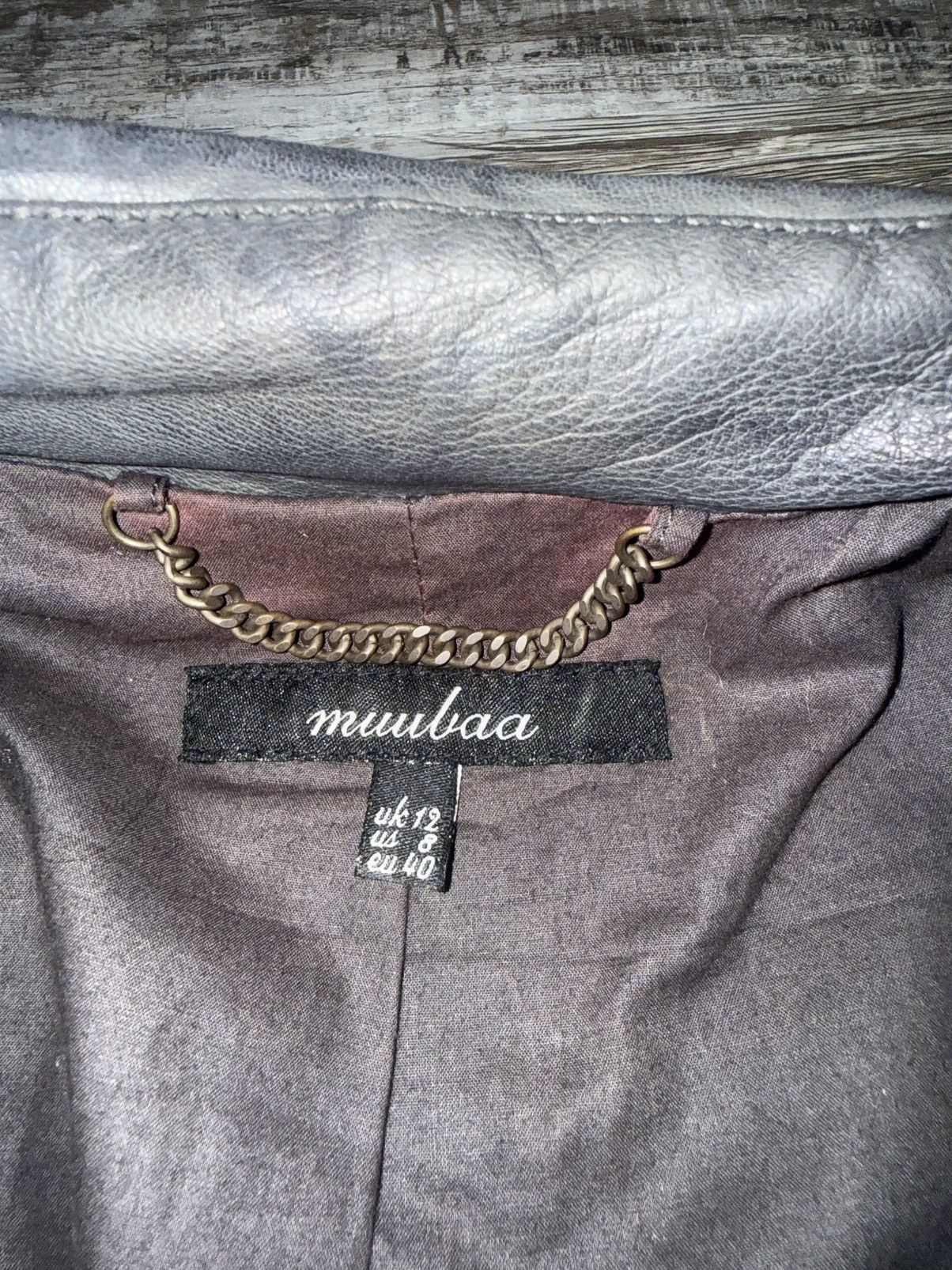Muubaa Muubaa Goat Skin Leather Jacket Size S / US 4 / IT 40 - 3 Thumbnail